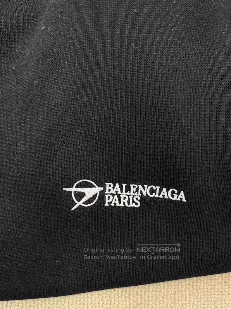 Balenciaga Balenciaga Extra Large Cotton Hooded Long Sleeve Sweatshir Size US L / EU 52-54 / 3 - 3 Thumbnail