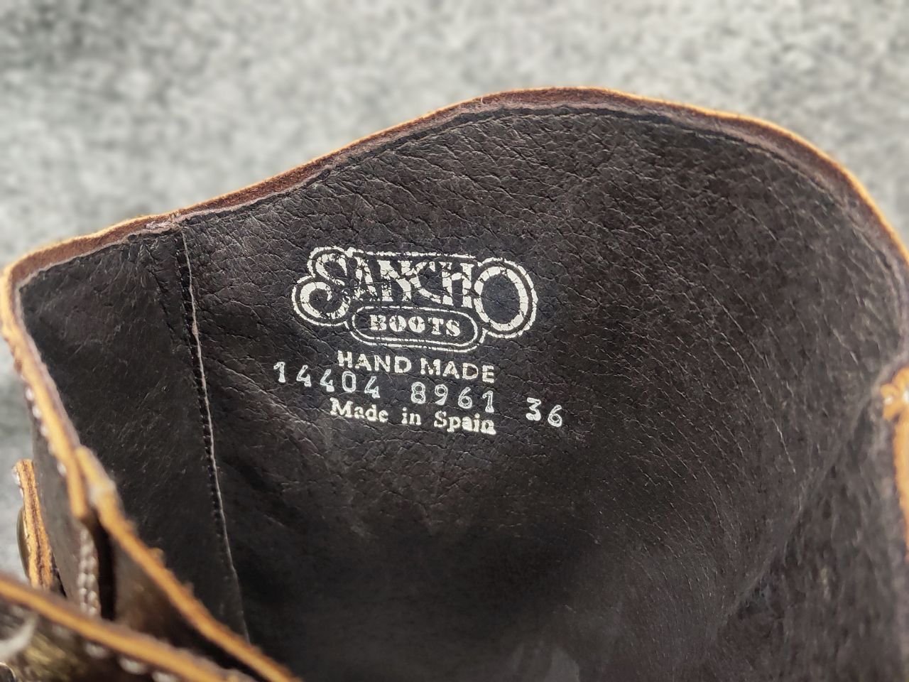 Sancho Boots Vintage Sancho Boots Barbados Textured embroidered leather Size US 6 / IT 36 - 17 Thumbnail