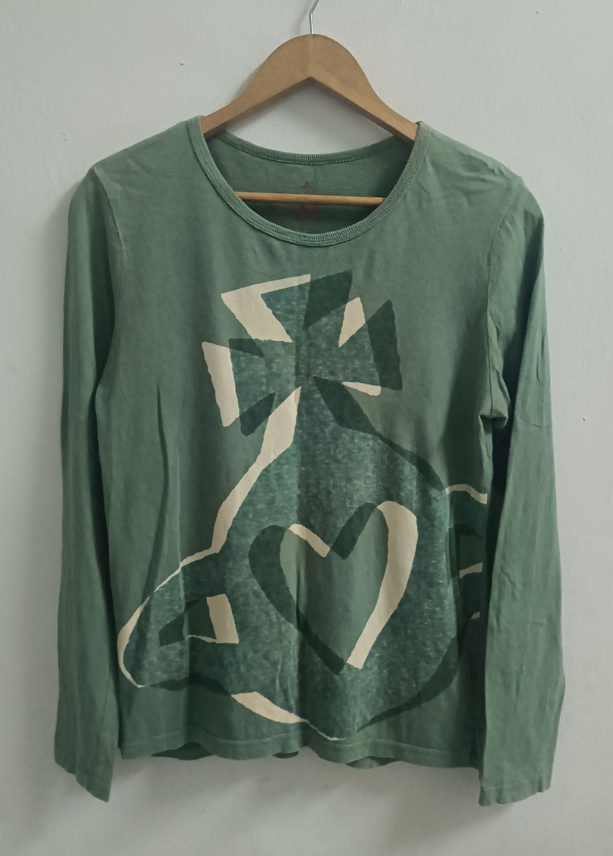 Vivienne Westwood 🔥🔥Vivienne Westwood Big Orb Logo Long Sleeve Tee Size M / US 6-8 / IT 42-44 - 1 Thumbnail