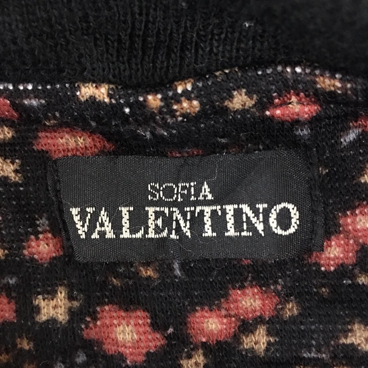 Valentino Vtg SOFIA VALENTINO ITALY All Over Print Floral Sweater Size M / US 6-8 / IT 42-44 - 3 Thumbnail