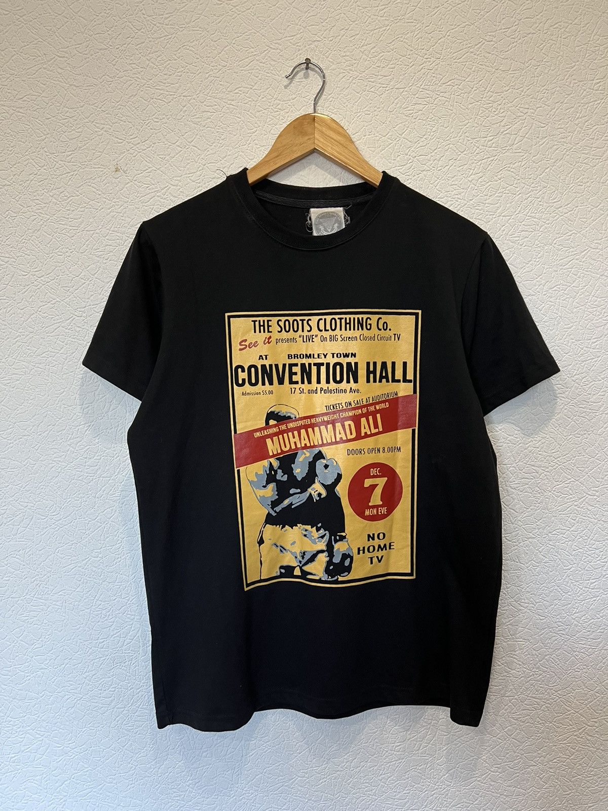 Vintage Vintage The Soots Muhammad Ali Black T Shirt Tee Size US S / EU 44-46 / 1 - 1 Thumbnail