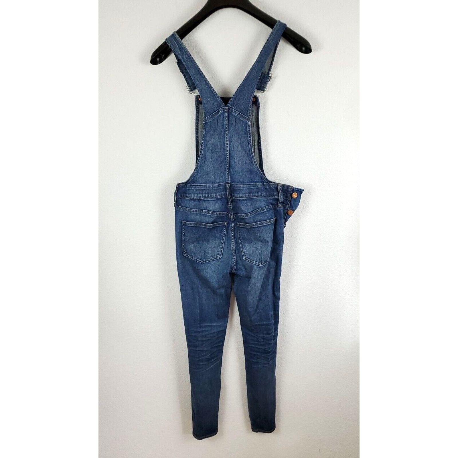 Madewell Madewell Coveralls Women XXS Denim Blue Style F0077 Jumpsuit Size 26" / US 2 / IT 38 - 6 Thumbnail