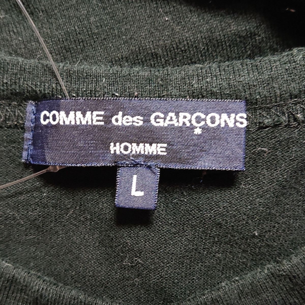 Comme des Garcons Homme T-Shirt short-sleeved crew neck cotton numerical print Black Size US L / EU 52-54 / 3 - 4 Thumbnail