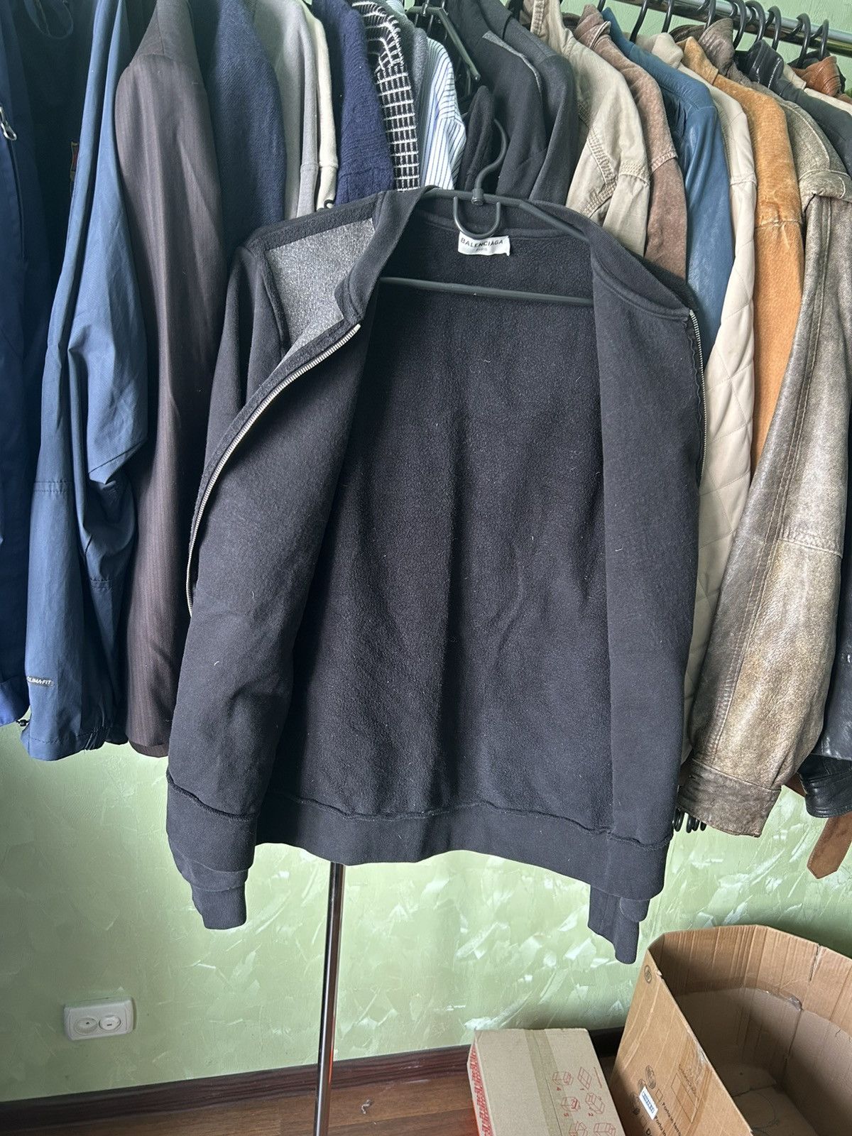 Balenciaga SS2014 Balenciaga Paris Luxury Zip Up Sweater Men’s Size S Size US S / EU 44-46 / 1 - 10 Thumbnail