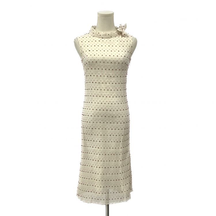 Balenciaga Balenciaga Polka Dot Midi Dress Size 38 Size S / US 4 / IT 40 - 1 Thumbnail