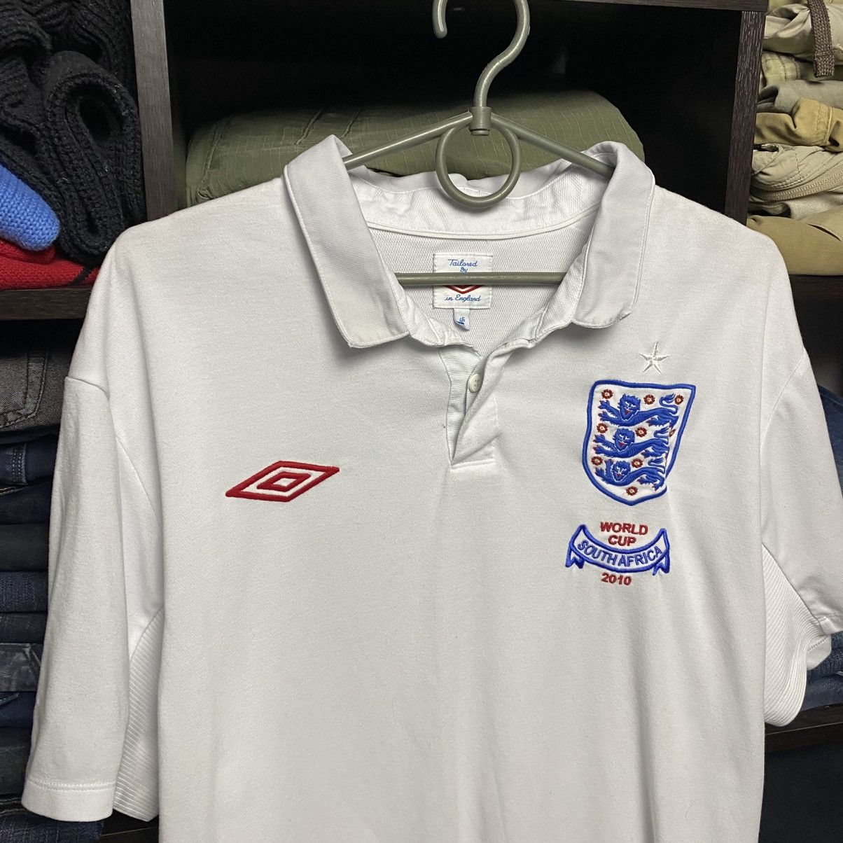 Umbro Vintage Umbro England 2010 Training soccer polo size XL Size US XL / EU 56 / 4 - 2 Thumbnail