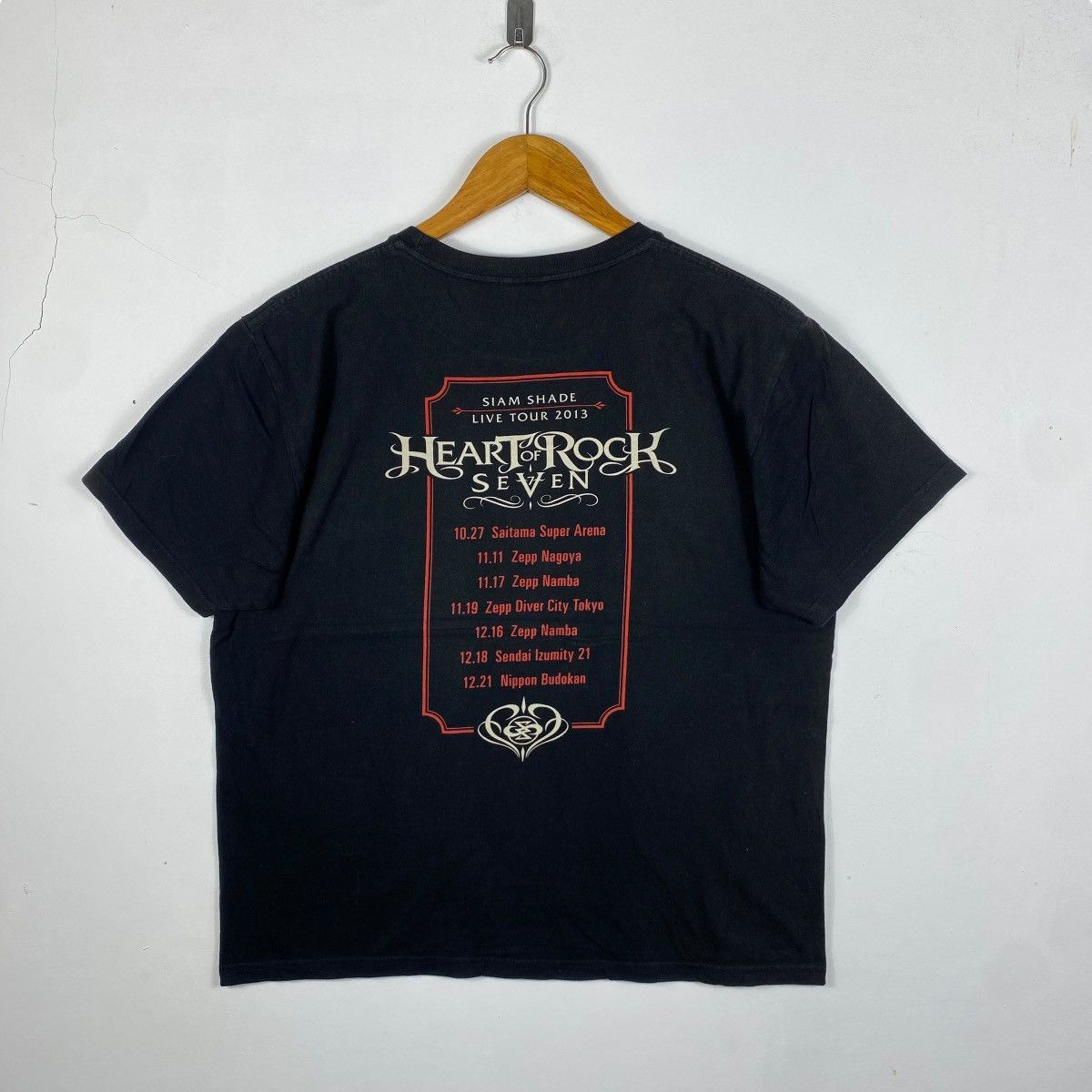 Band Tees Vintage SIAM SHADE Heart Of Rock Seven Band Tour Tee Shirt Size US L / EU 52-54 / 3 - 4 Thumbnail