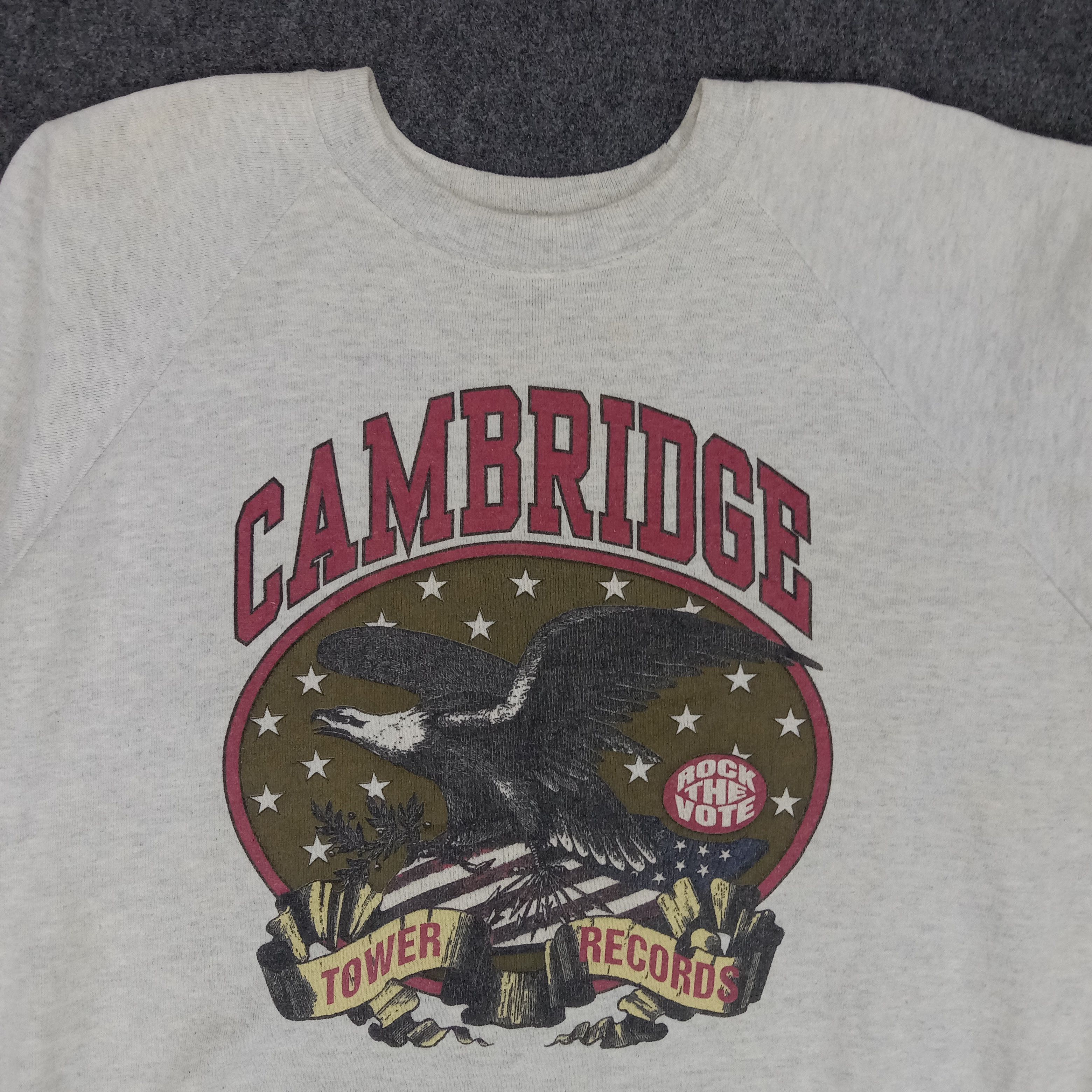 Vintage Cambridge Towers Records Graphic Sweatshirt Size US L / EU 52-54 / 3 - 2 Thumbnail