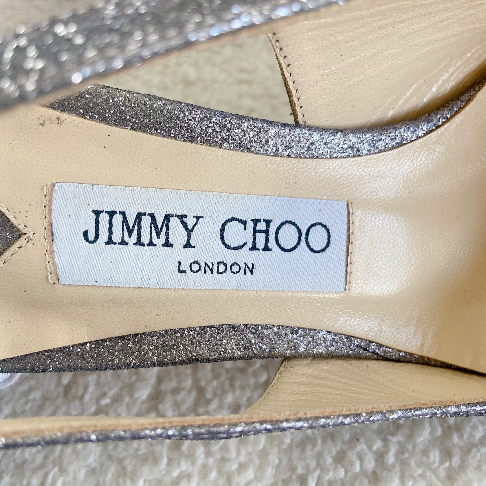 Jimmy Choo Jimmy Choo Sparkle Pointed Toe High Heels 39 Size US 8.5 / IT 38.5 - 7 Thumbnail