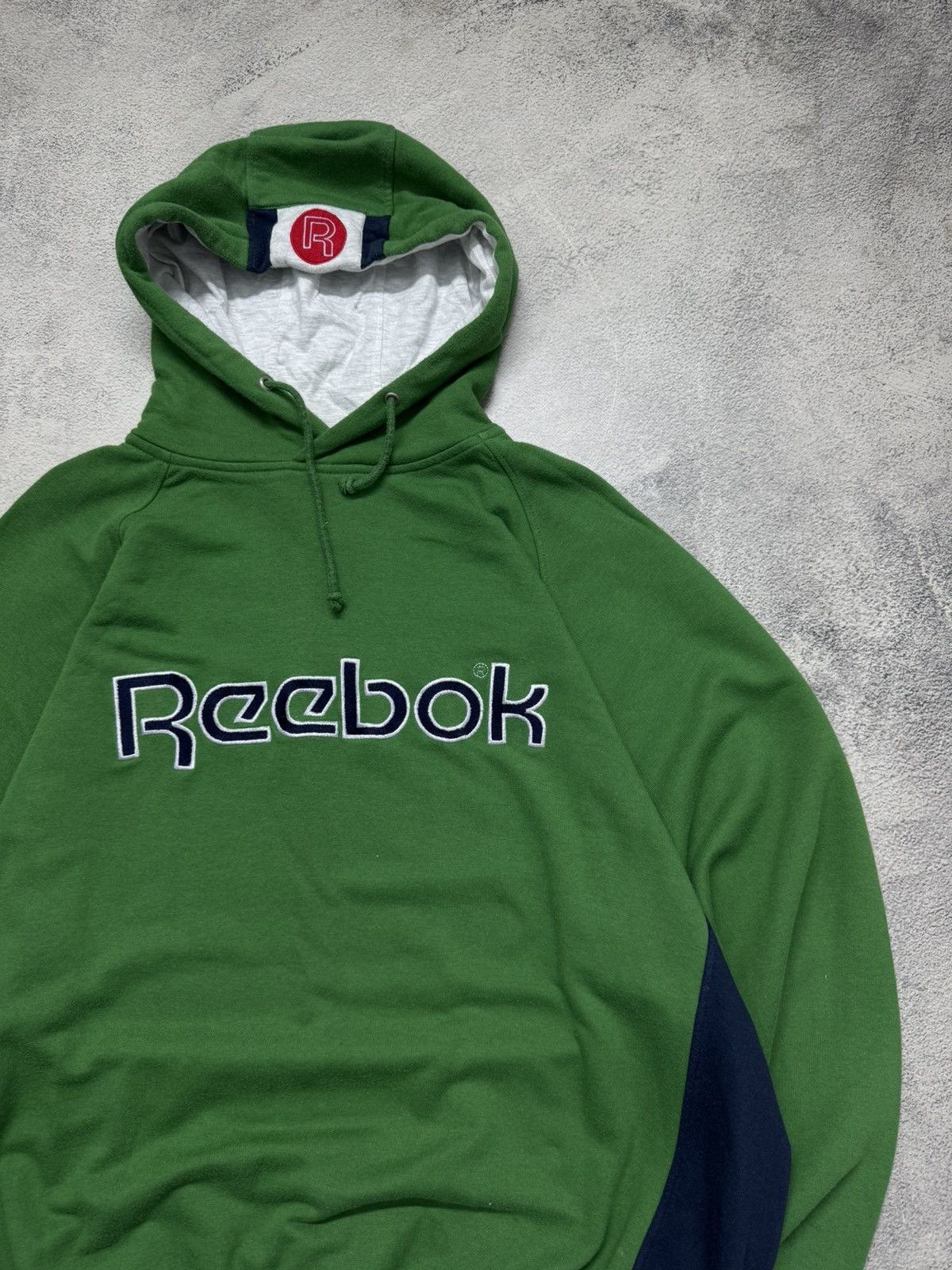 Reebok Vintage Y2k Reebok Big Logo Hoodie 00’s Size US XXL / EU 58 / 5 - 5 Thumbnail