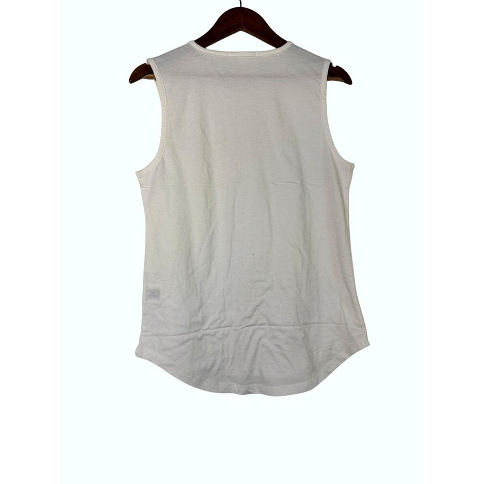 Threads 4 Thought Threads 4 Thought White Sleeveless Muscle Top NWT Small Size S / US 4 / IT 40 - 3 Thumbnail