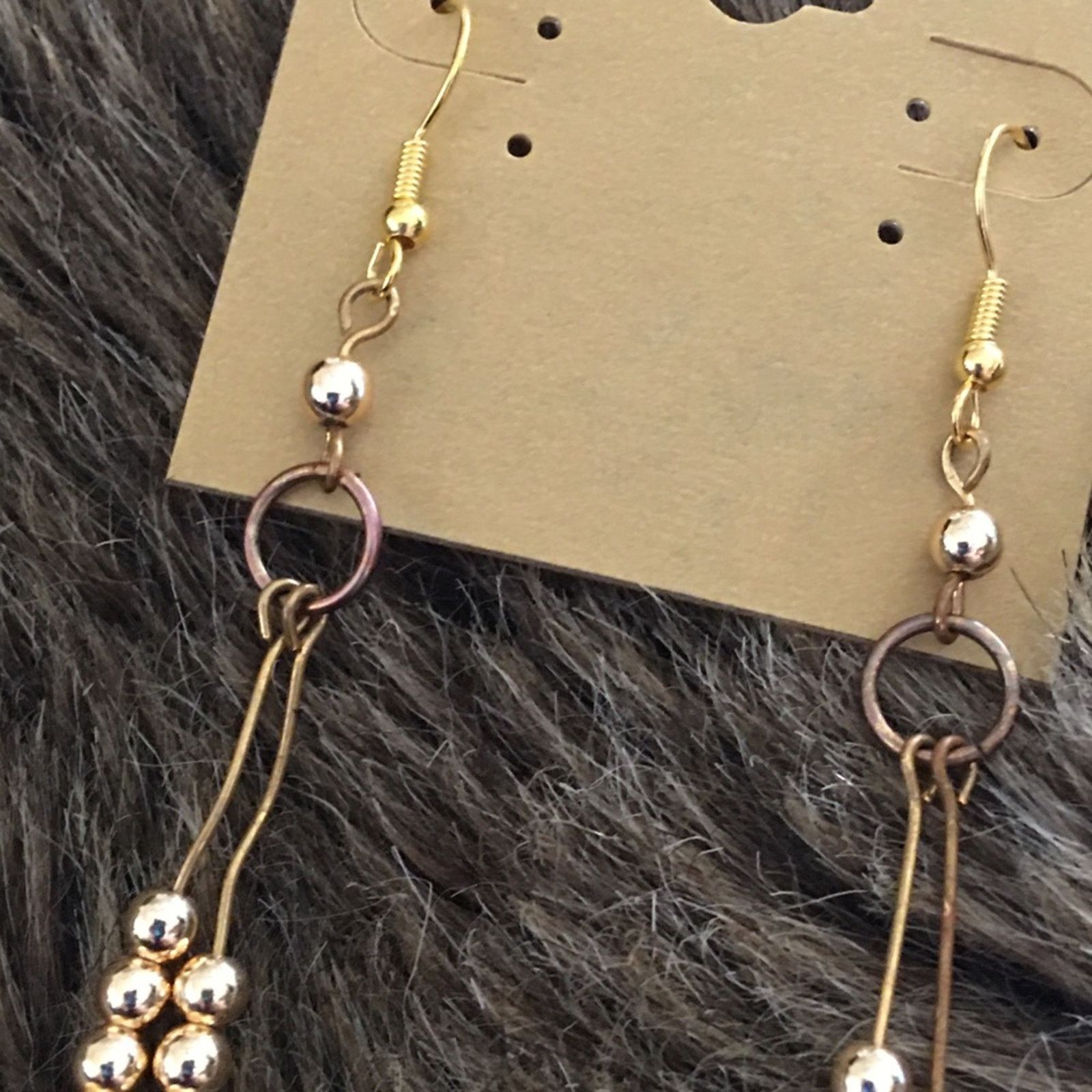 Vintage Vintage repurpose leaf design drop earrings Size ONE SIZE - 3 Thumbnail
