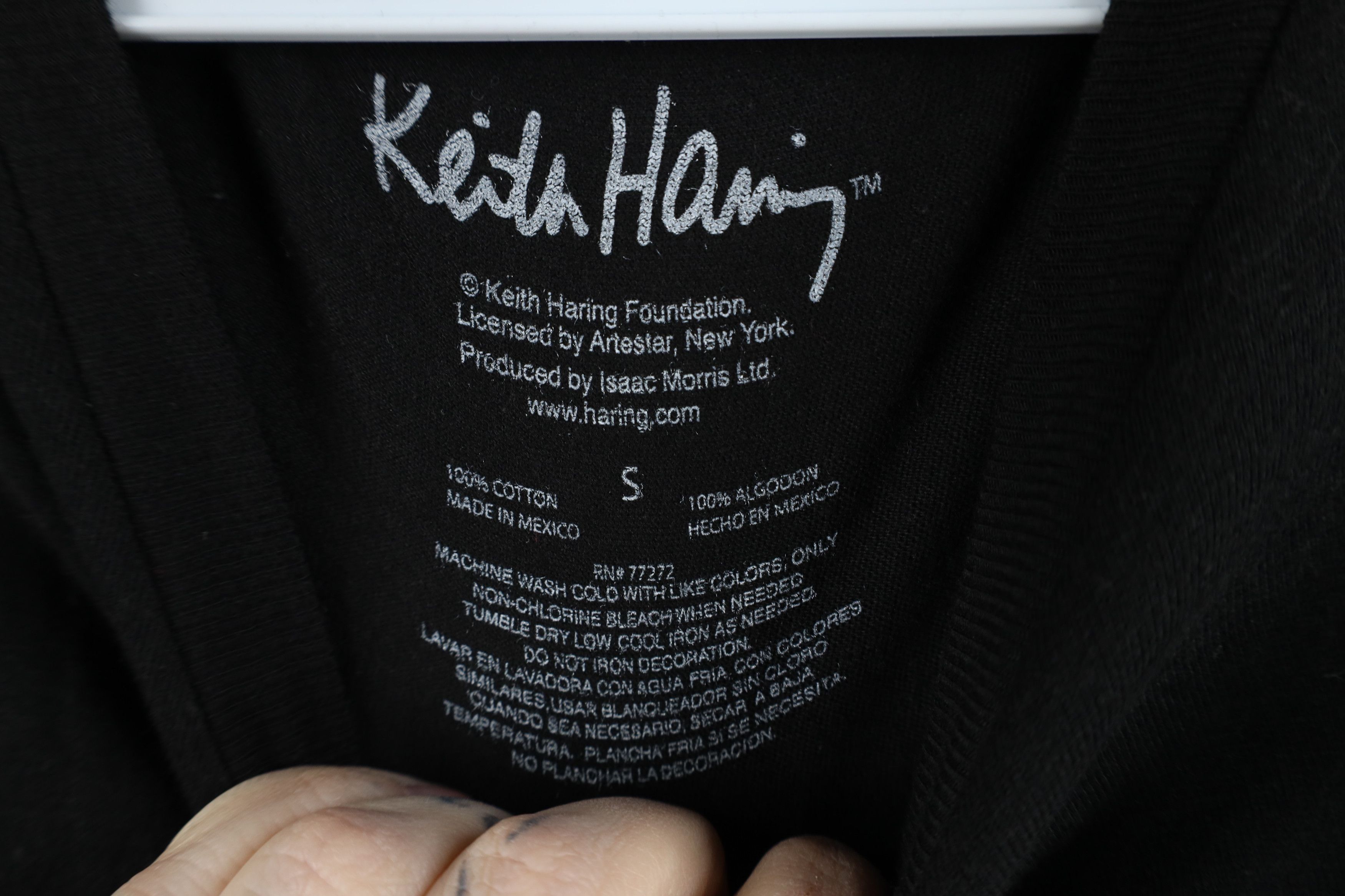 Vintage NOS Vintage Retro Y2K Keith Haring Dog Short Sleeve T-Shirt Size US S / EU 44-46 / 1 - 8 Thumbnail