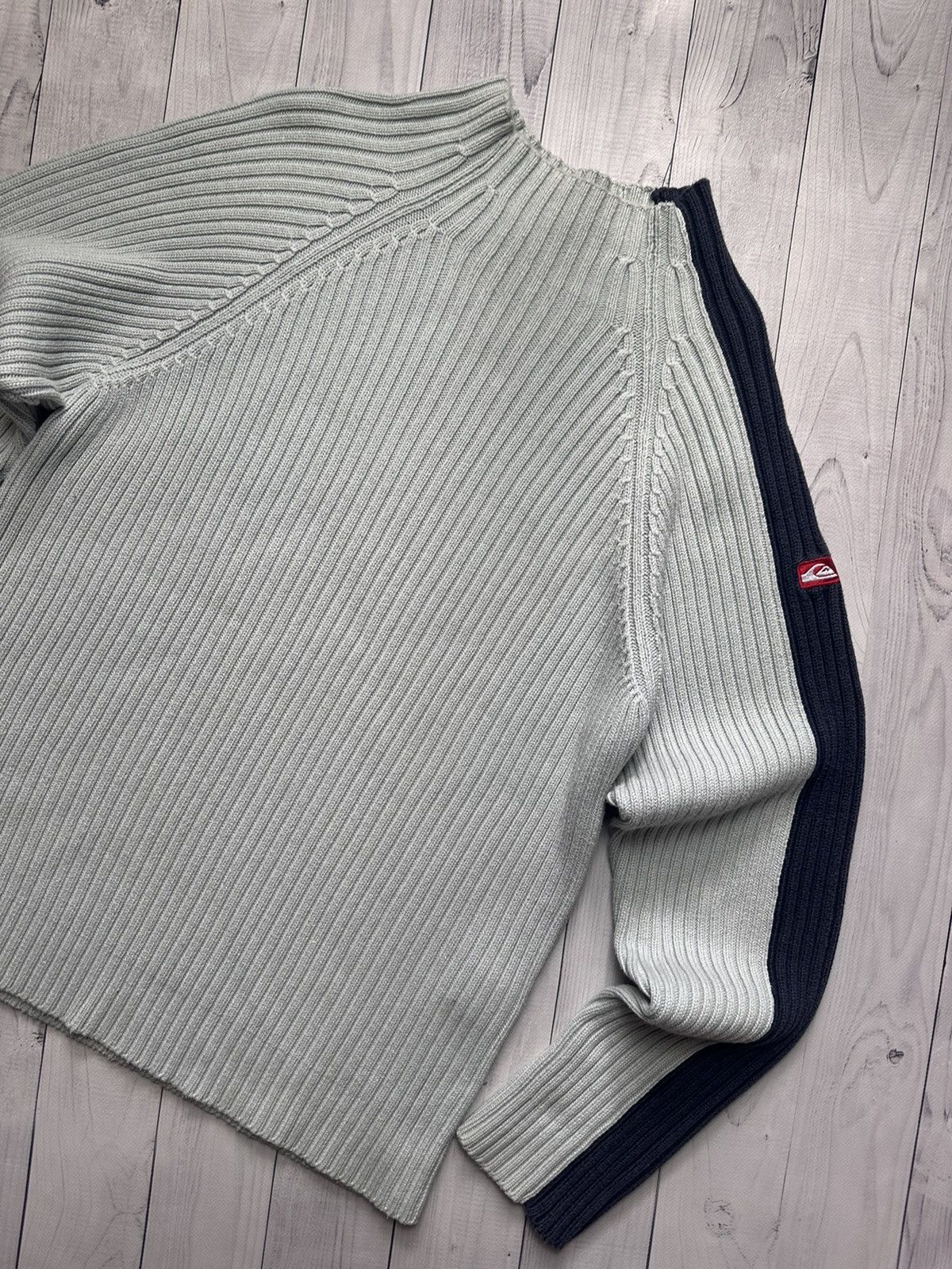 Quiksilver × Vintage Vintage Quicksilver sweater knitted rare Avant-garde L Size US L / EU 52-54 / 3 - 3 Thumbnail