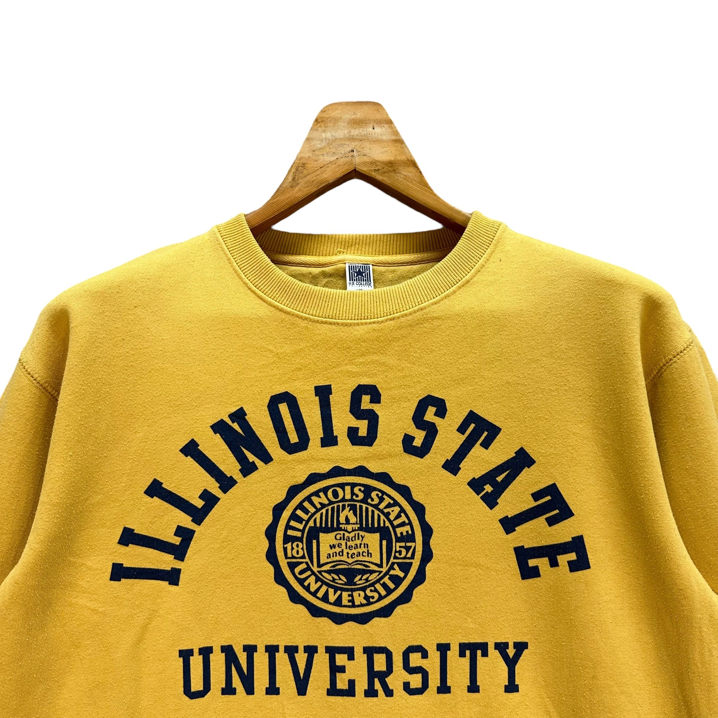Vintage ILLINOIS STATE UNIVERSITY Big Logo Sweatshirts #A5-0138 Size US M / EU 48-50 / 2 - 2 Thumbnail