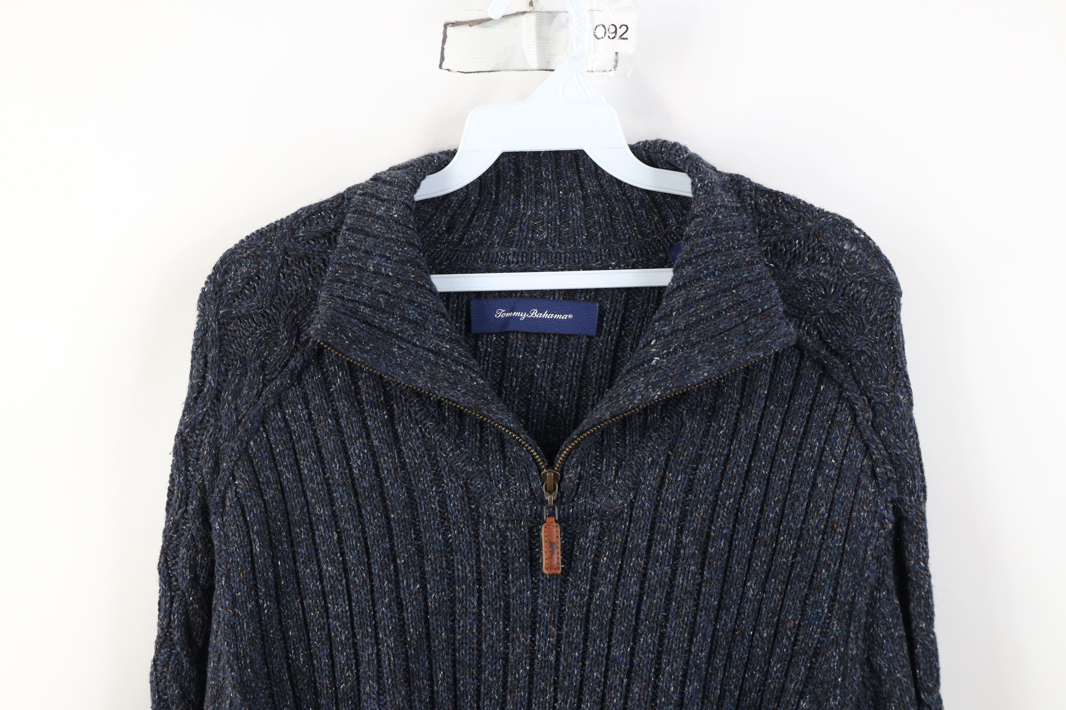 Tommy Bahama Tommy Bahama Merino Wool Silk Blend Ribbed Knit Sweater Size US L / EU 52-54 / 3 - 2 Thumbnail