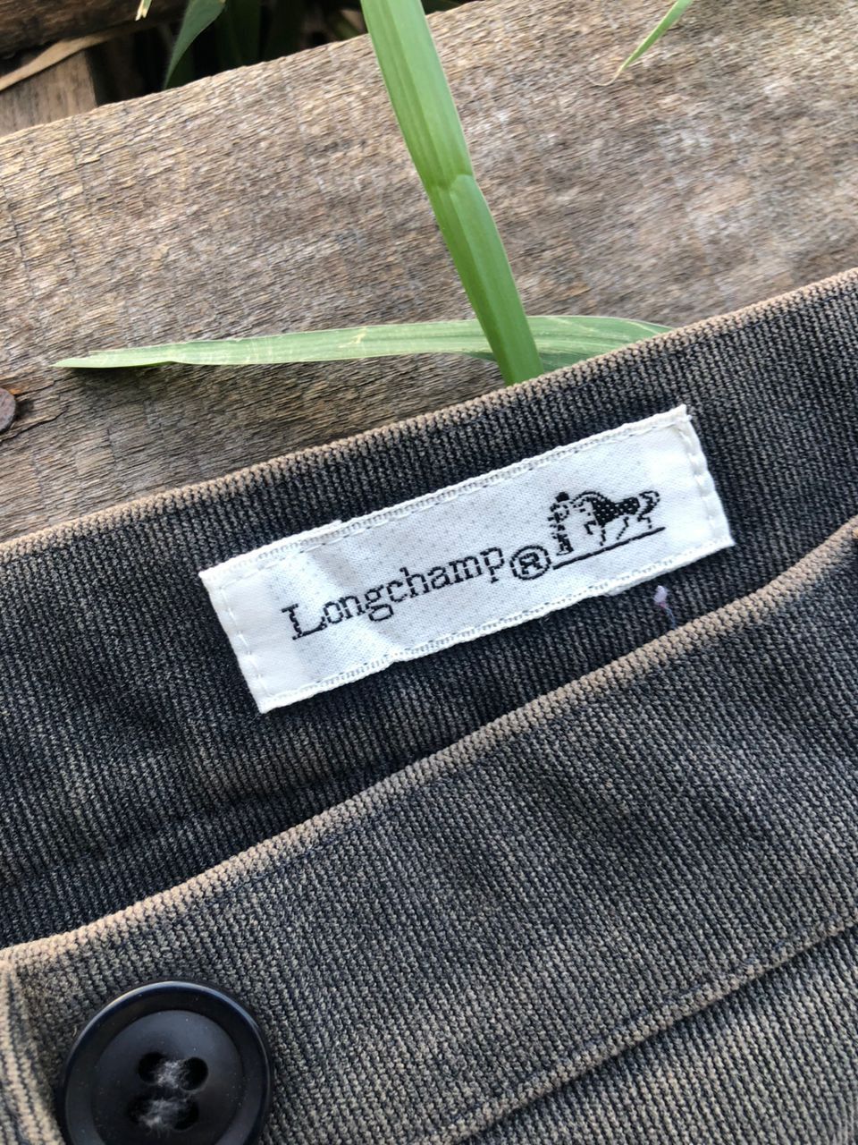 Longchamp Longchamp Grey Corduroy Trousers Pants Size 26" / US 2 / IT 38 - 3 Thumbnail