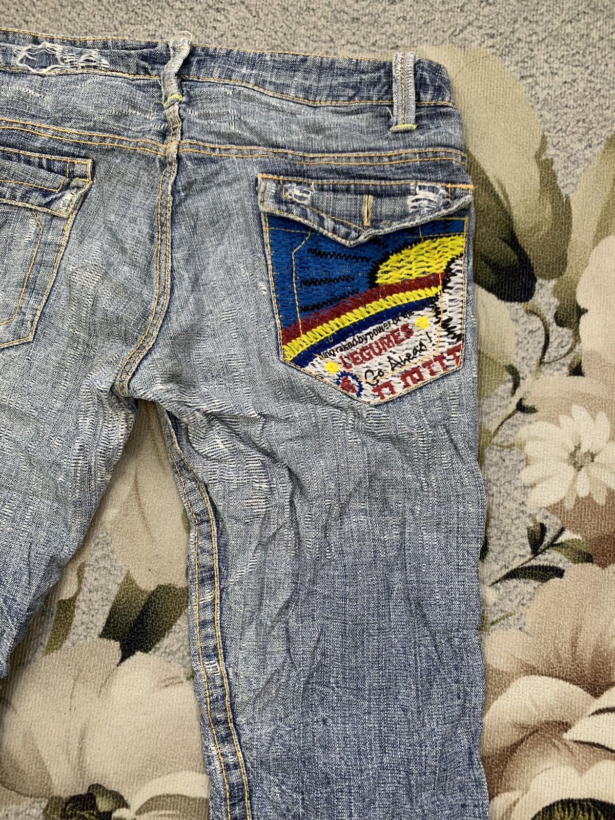 Other Distress Heritage Stone Directivity Denim Pant Size US 34 / EU 50 - 10 Thumbnail