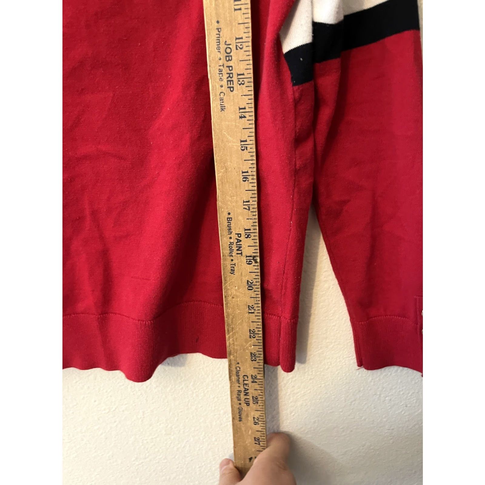 Tommy Hilfiger Tommy Hilfiger Turtleneck Sweater Flag Logo Colorblock Women’s S Red Classic Size S / US 4 / IT 40 - 4 Thumbnail