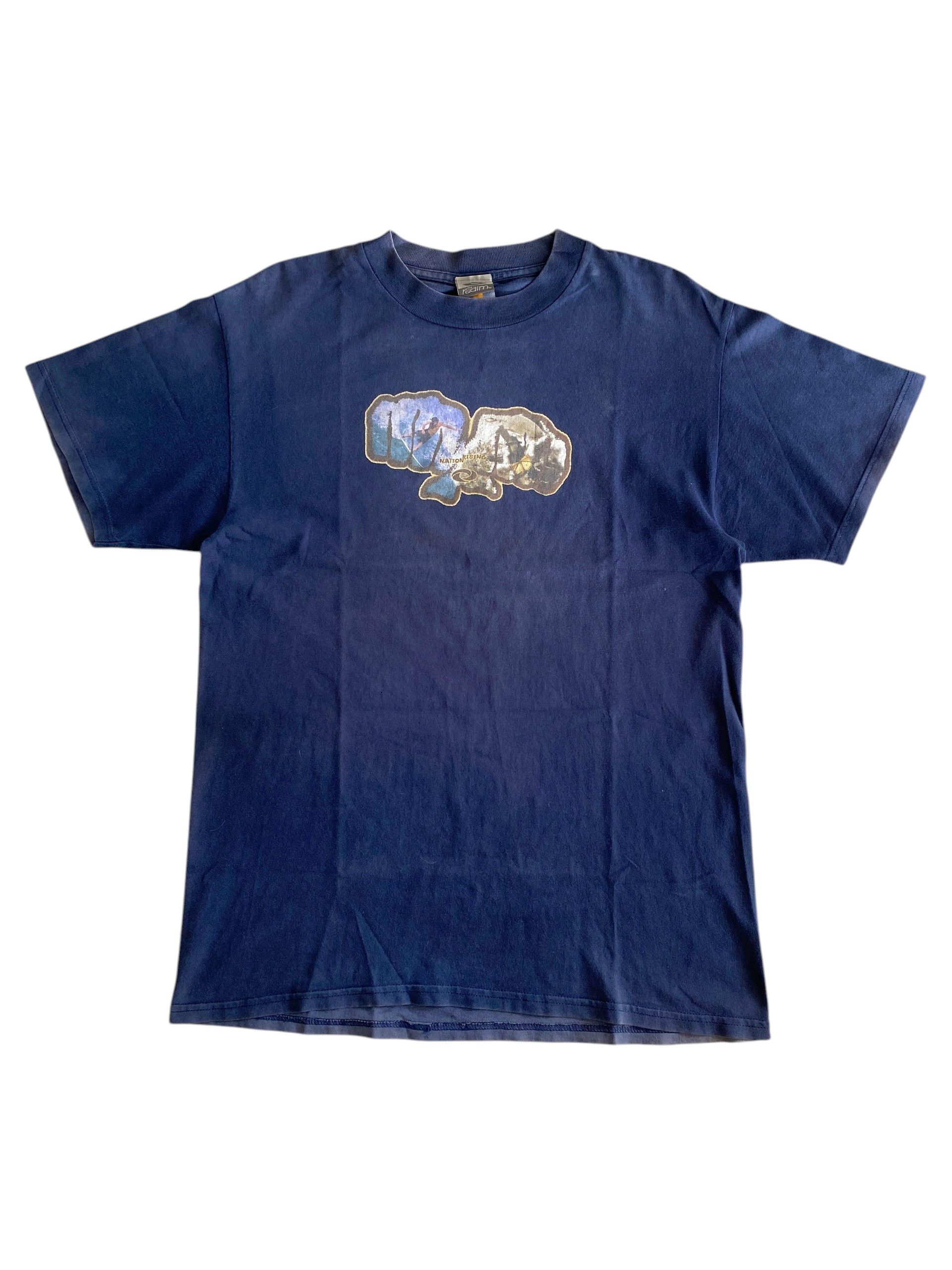 Vintage Rare Vintage The Realm "Nation Rising" Surf Tee Size US M / EU 48-50 / 2 - 2 Thumbnail