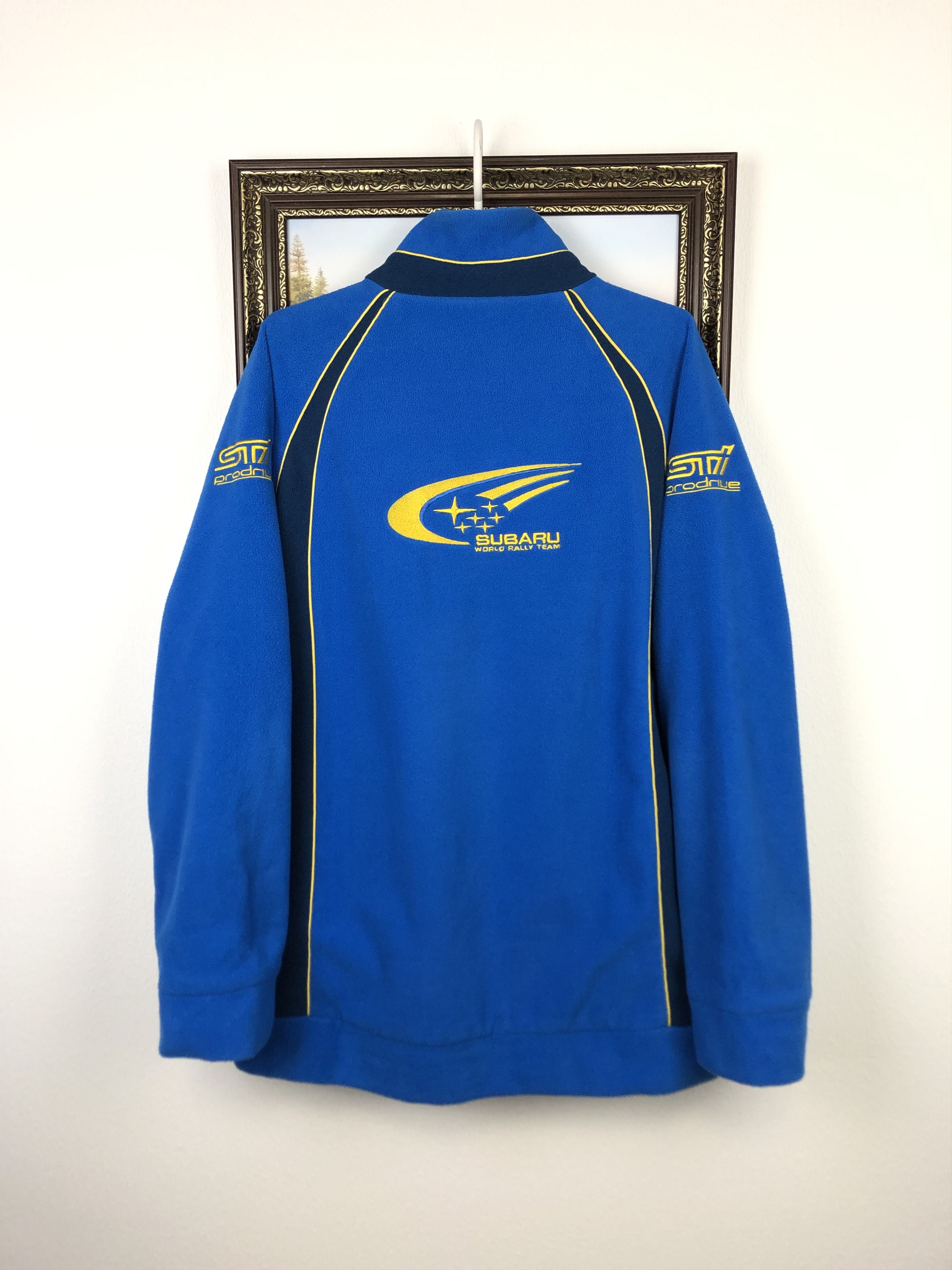 Vintage Vintage Subaru Racing Jacket Blue Marlboro Ferrari Fleece Size US L / EU 52-54 / 3 - 13 Thumbnail