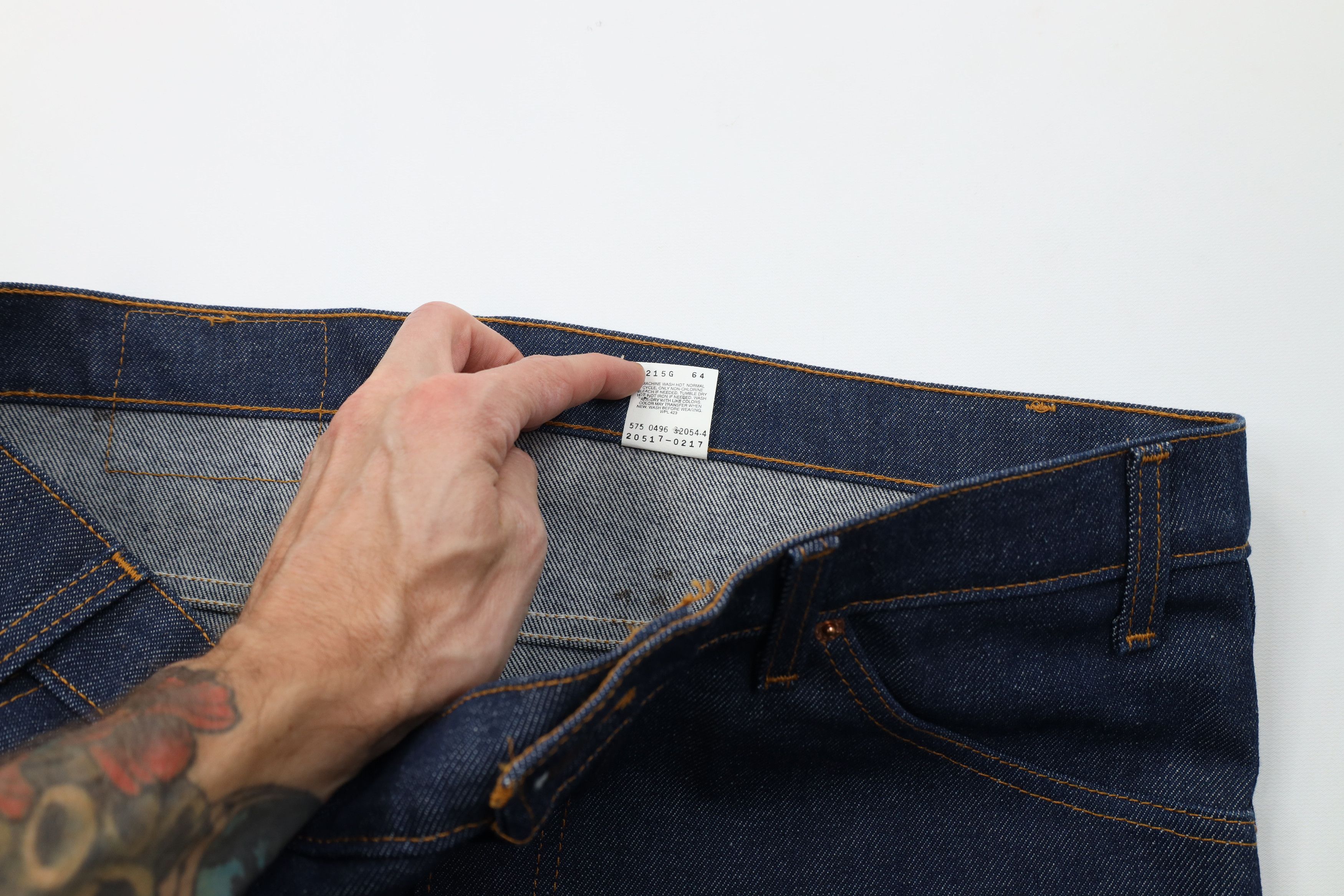 Levi's Deadstock Vintage 90s Levis 517 Orange Tab Bootcut Jeans USA Size US 40 / EU 56 - 8 Thumbnail