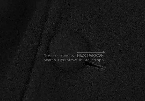 Comme des Garcons Comme Des Garcons Black retro button coat with inclined pl Size XS / US 0-2 / IT 36-38 - 6 Thumbnail