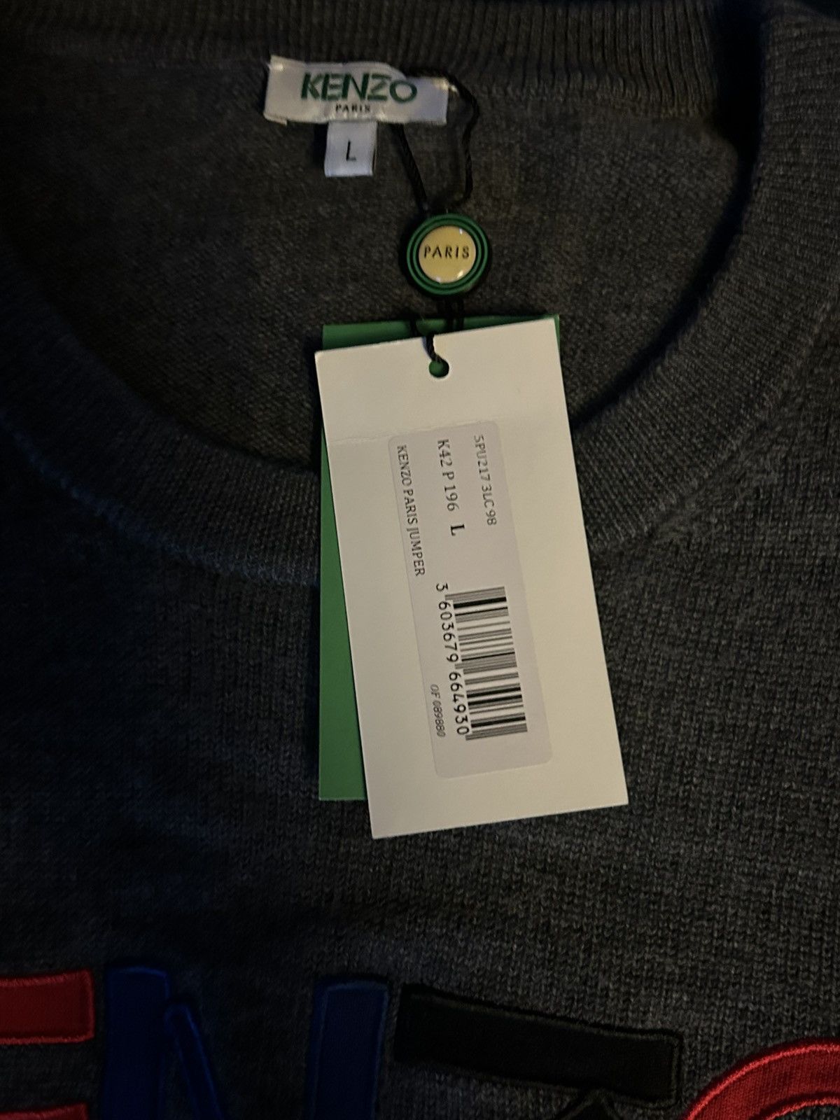 Kenzo Kenzo sweater Size US L / EU 52-54 / 3 - 4 Thumbnail