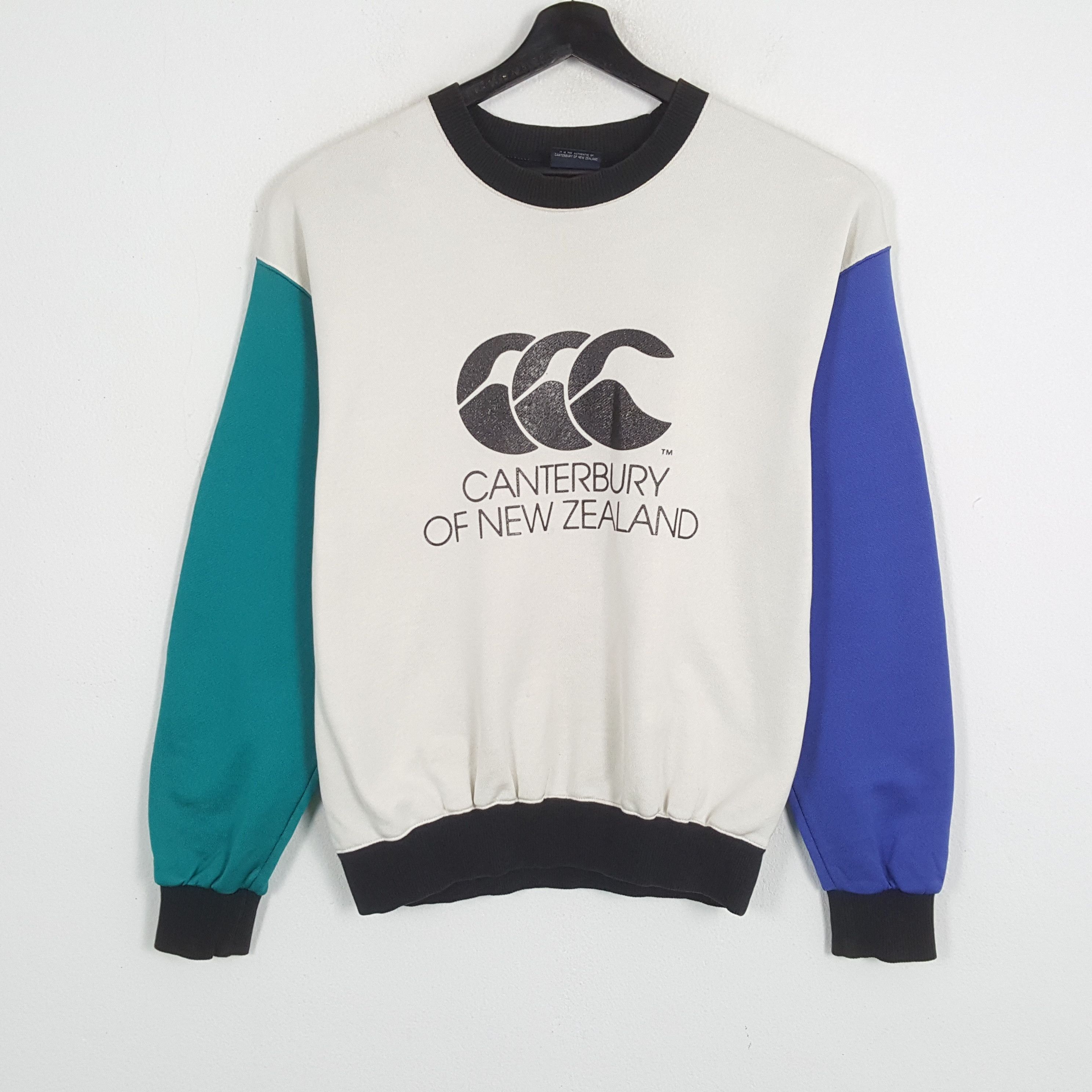 Canterbury of New Zealand × Vintage CANTERBURY OF NEW ZEALAND Center Logo Design Sweatshirt Size US L / EU 52-54 / 3 - 1 Thumbnail