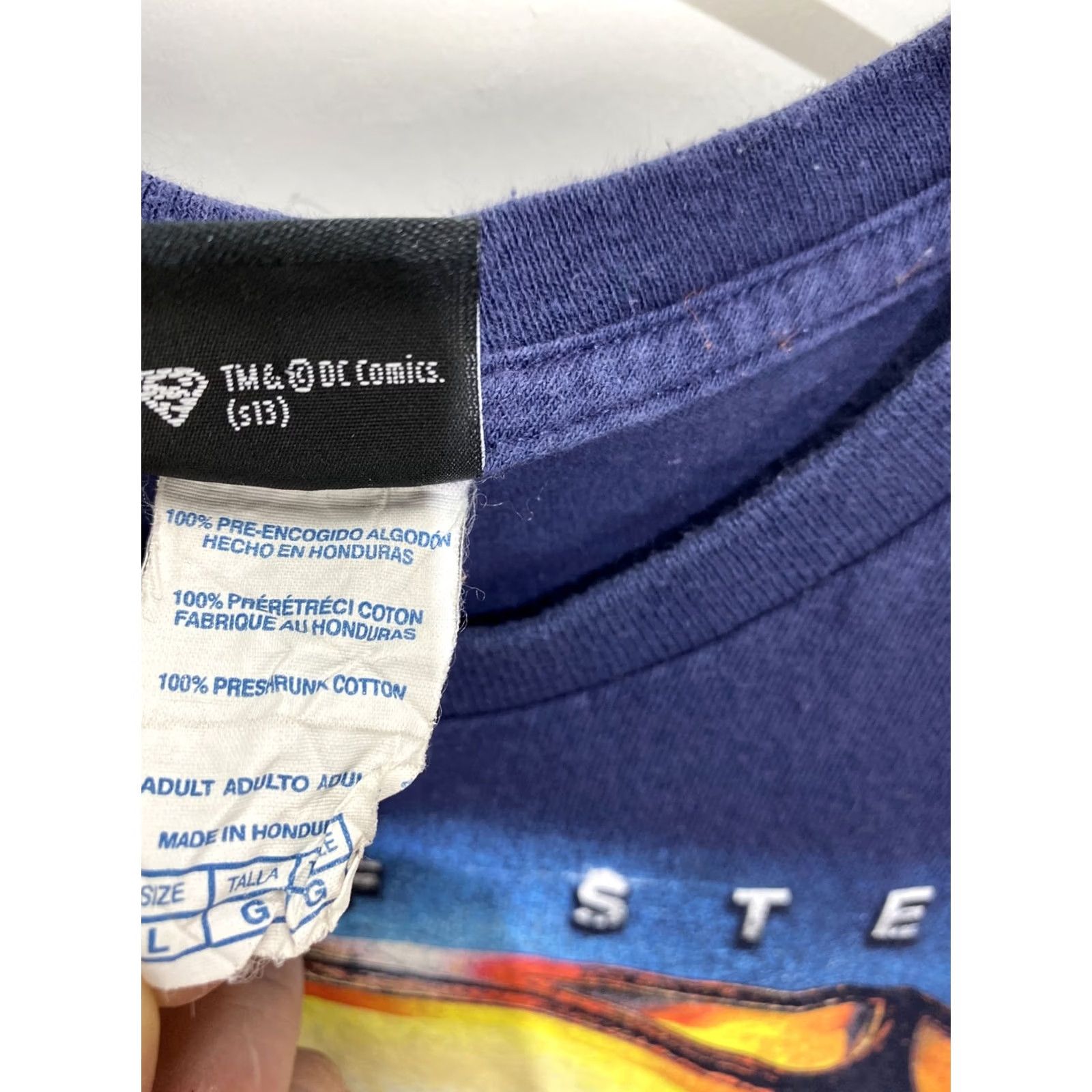 DC Comics DC Comics Superman Graphic T Shirt Men Large Blue Short Sleeve Crew Neck Logo 100% Cotton Man of Steel Vintage No Size US L / EU 52-54 / 3 - 4 Thumbnail