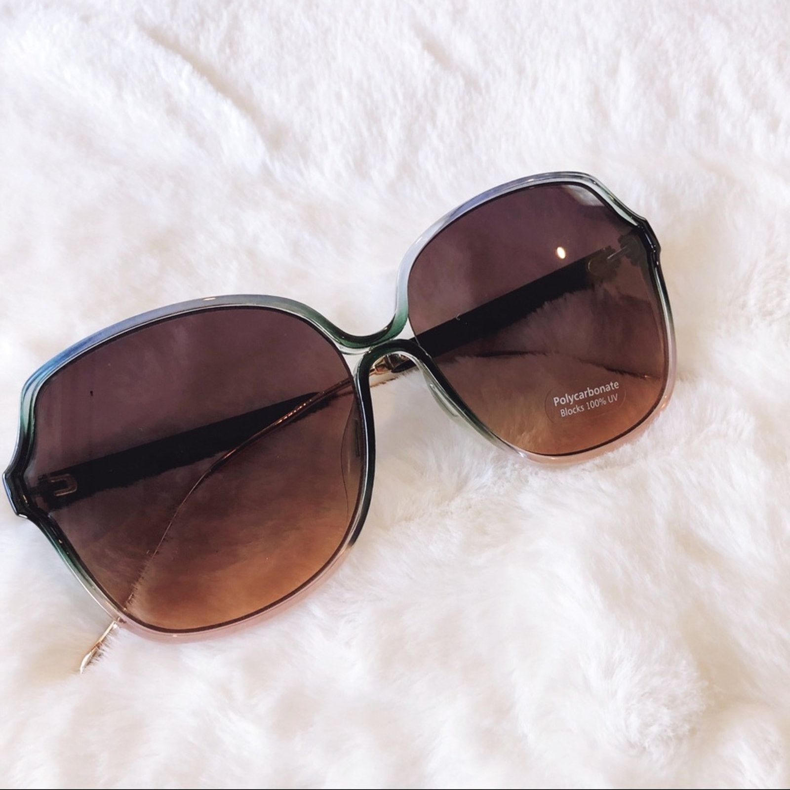 Other Charlotte Green Oversized Metal Round Sunglasses Size ONE SIZE - 5 Thumbnail
