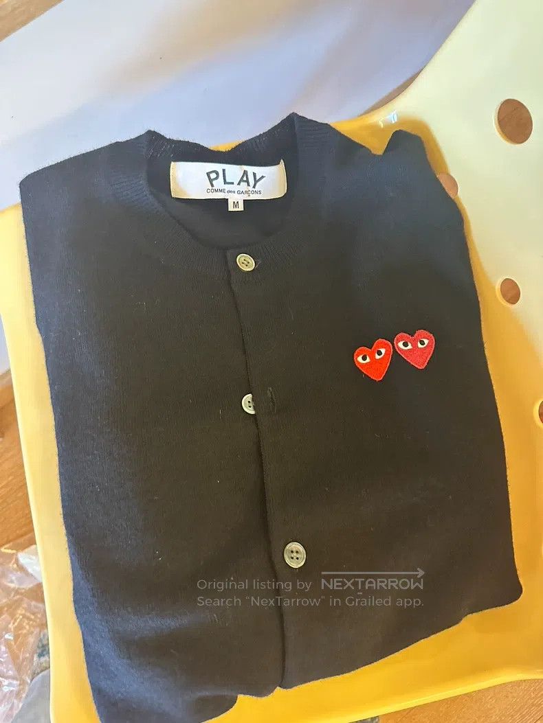 Comme des Garcons Comme des Garcons Heart Knit Cardigan Size M / US 6-8 / IT 42-44 - 1 Thumbnail