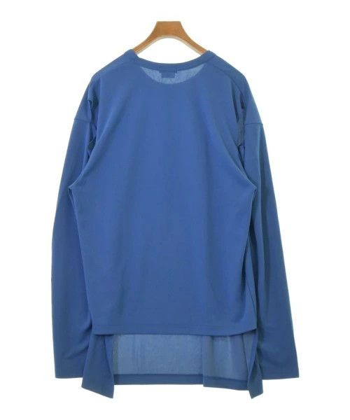 Comme des Garcons Homme Plus T-Shirts Long Sleeve Crew Neck Plain Polyester Blue Size US L / EU 52-54 / 3 - 2 Thumbnail