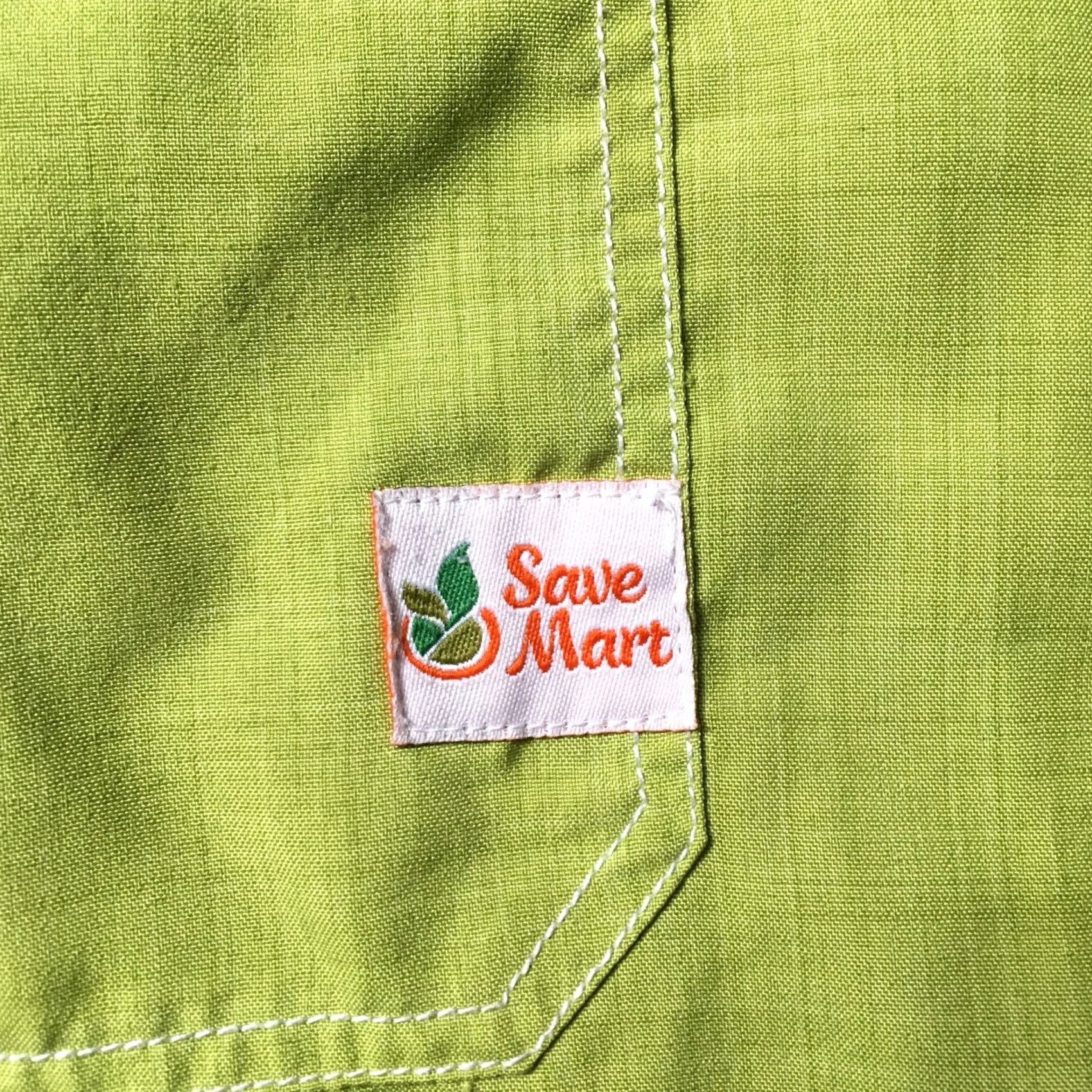 X-LARGE SAVE MART Shirt XL Green with Pockets Men’s Short Sleeve Uniform Shirt Size US XL / EU 56 / 4 - 3 Thumbnail