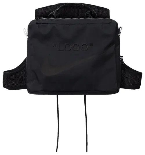 Nike × Off-White o1mle0425 NRG x Cross Bib in Black Size L / US 10 / IT 46 - 3 Thumbnail