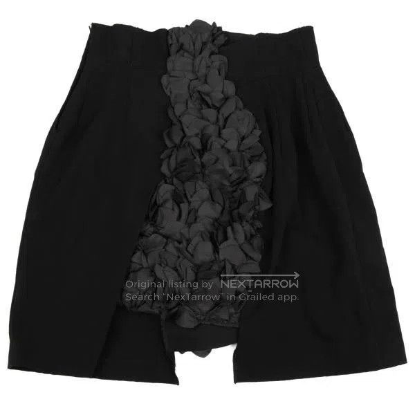 Comme des Garcons Comme Des Garcons size S Black Vintage Floral Short Skirt Size 23" - 3 Thumbnail