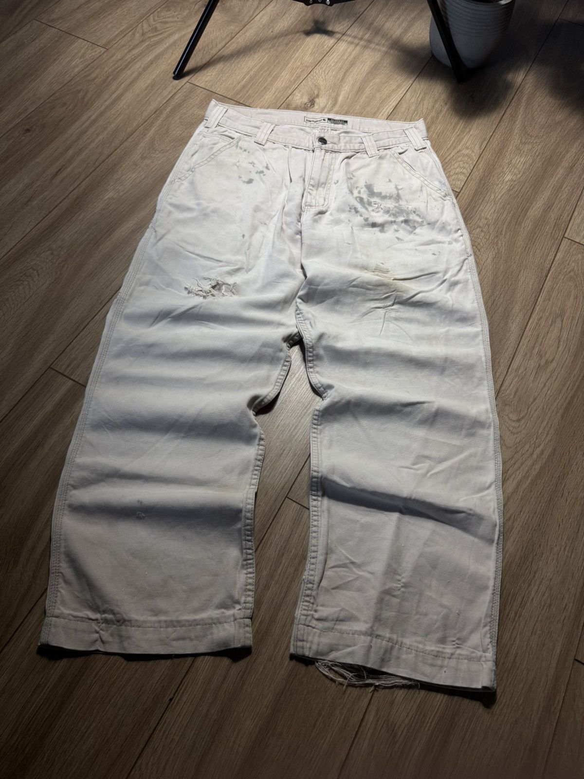 Carhartt 00s Crashed Carhartt Vintage Destroyed y2k Streetwear Pants Size US 28 / EU 44 - 1 Thumbnail