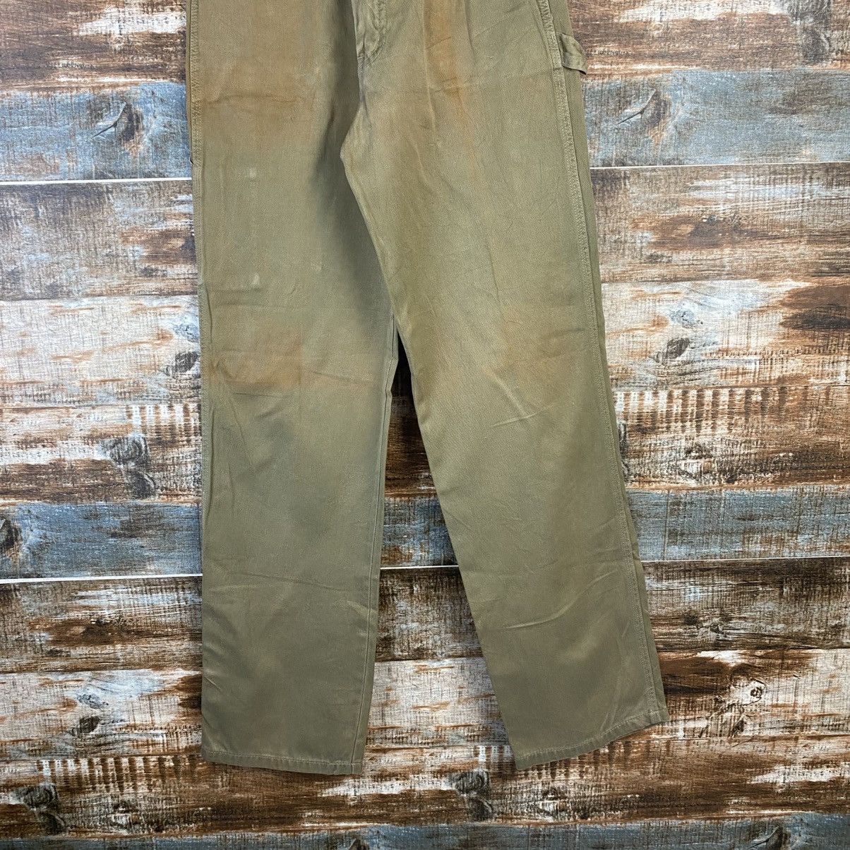 Vintage DL Half Beige cargo vintage Casual Pants #C946 Size 22" - 3 Thumbnail