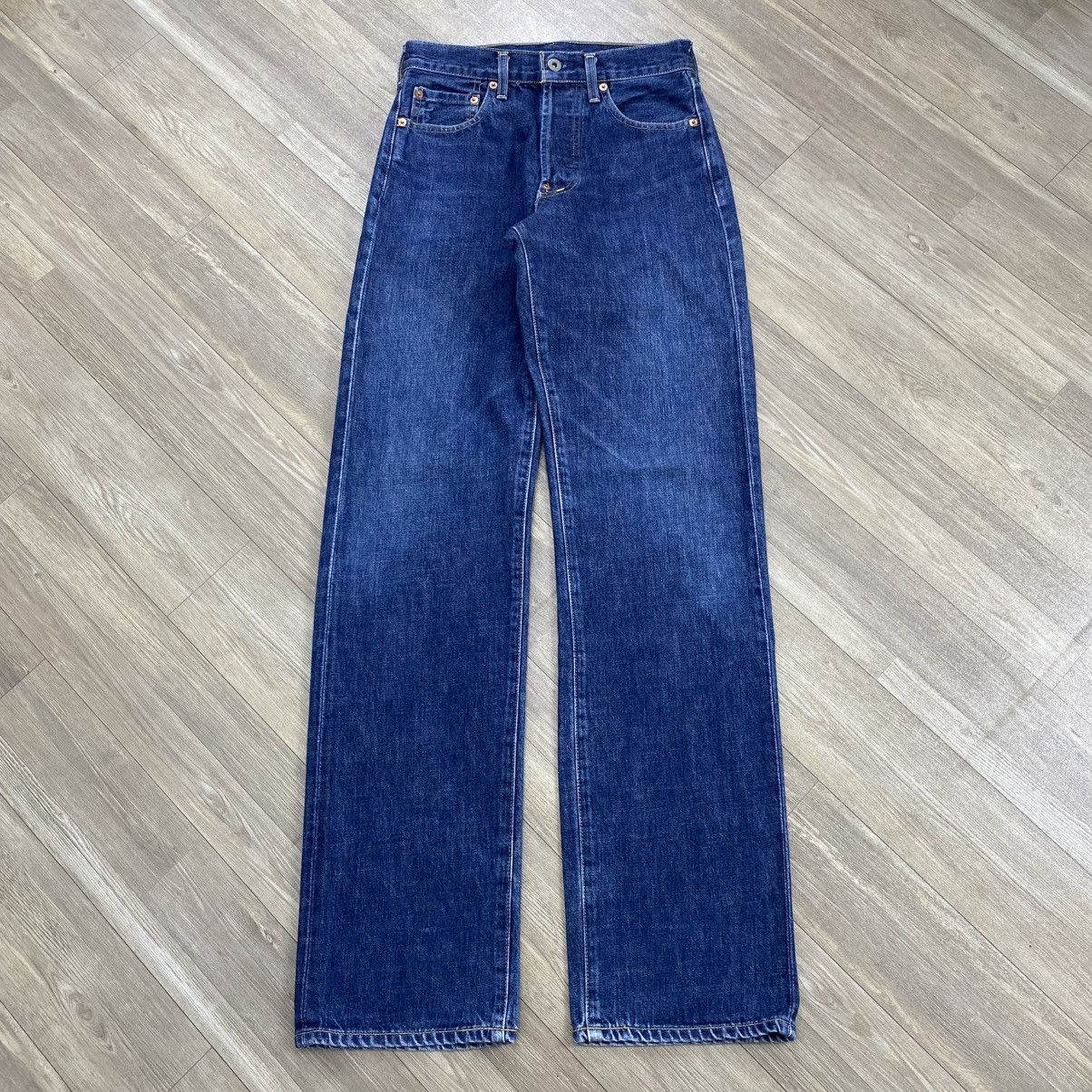 Levi's 🇯🇵 1990s Levis 702xx Selvedge Buckle Back Faded Blue Jeans Size US 27 - 2 Thumbnail