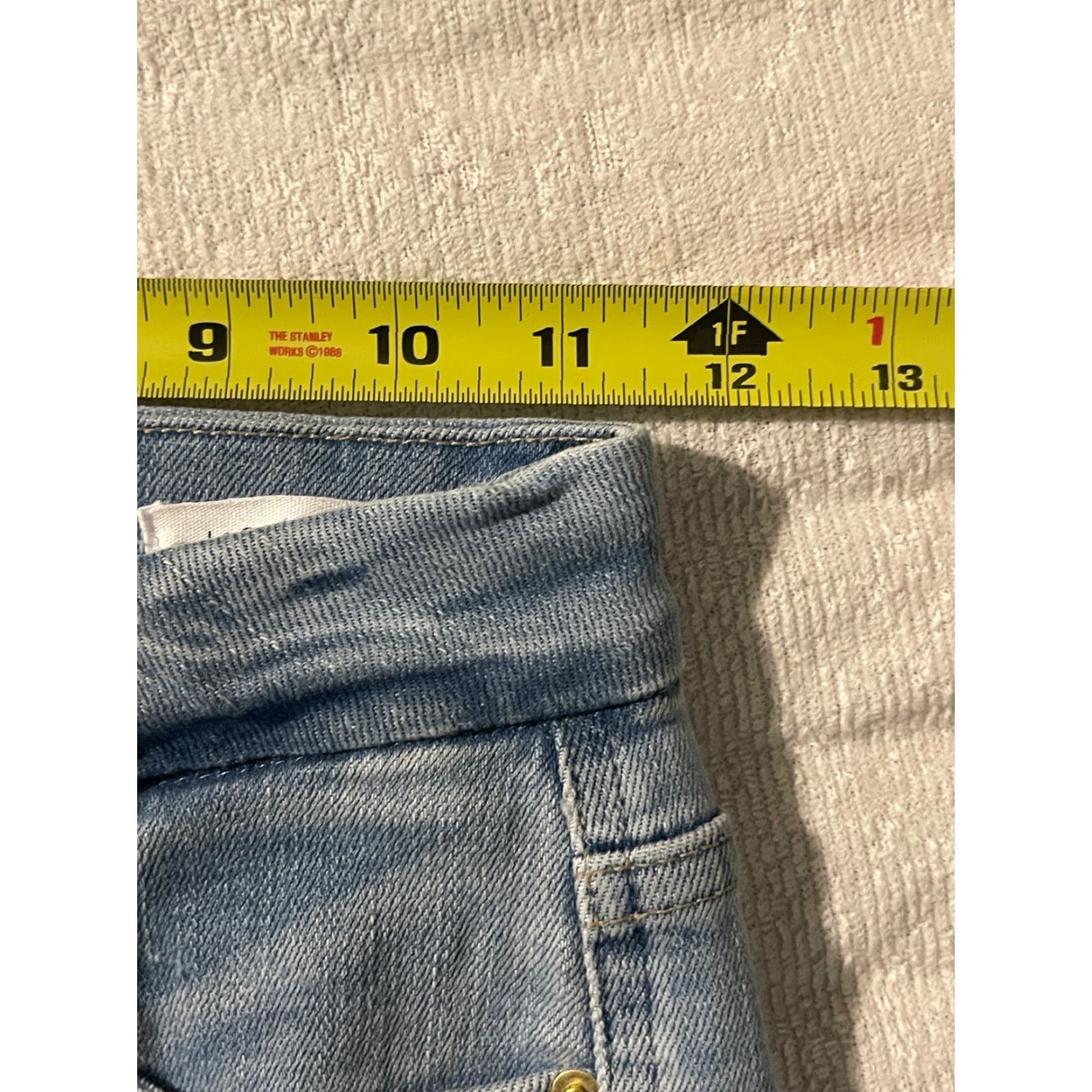 Frame FRAME Denim Le Crop Mini Boot Jeans 23 Women Blue Denim Cropped 26.5in 23in Waist Size 23 Regular Size 40" / US 18 - 5 Thumbnail