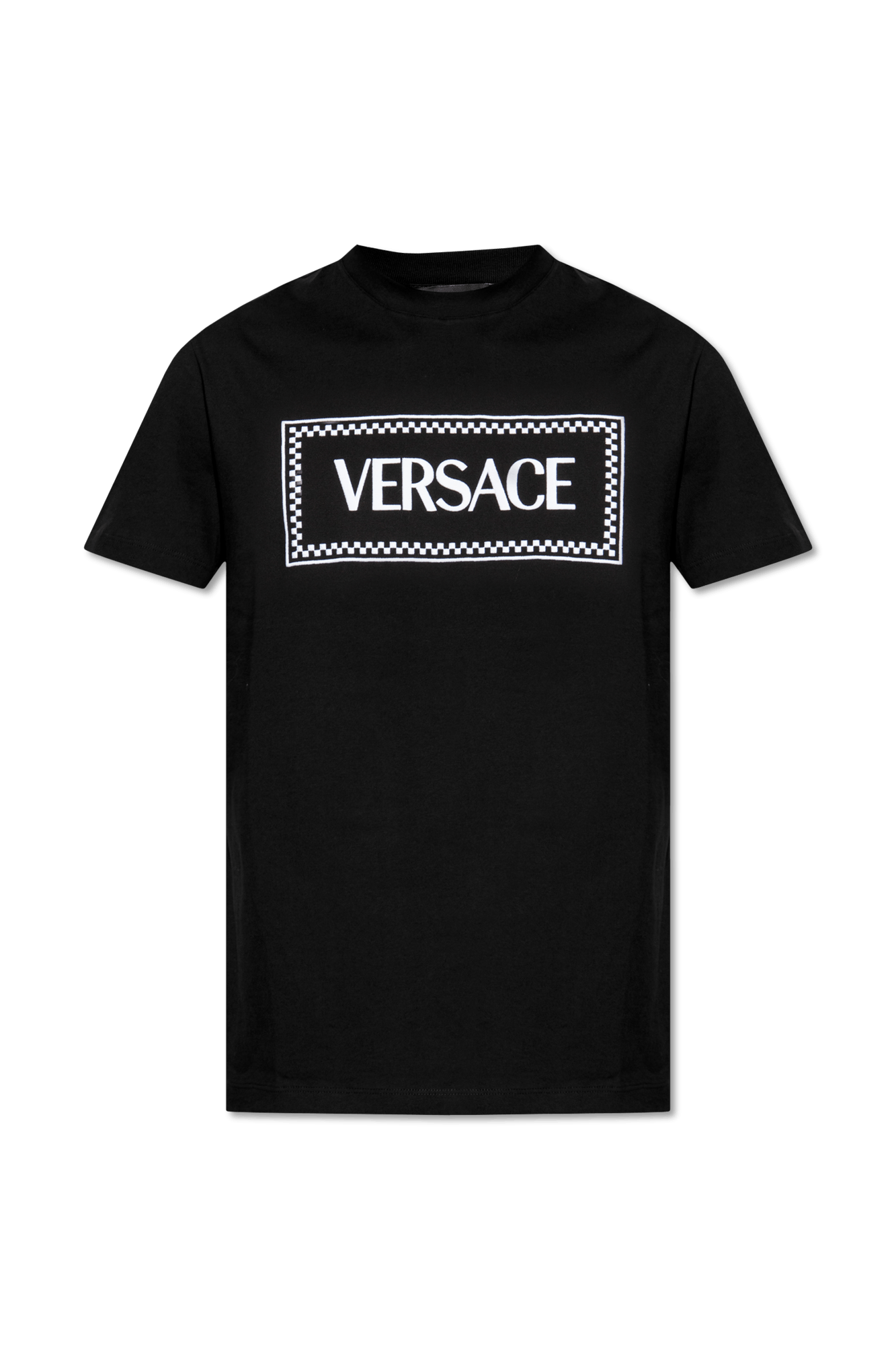 Versace o1s22i1n0125 Crewneck T-Shirt in Black Size US XL / EU 56 / 4 - 1 Thumbnail