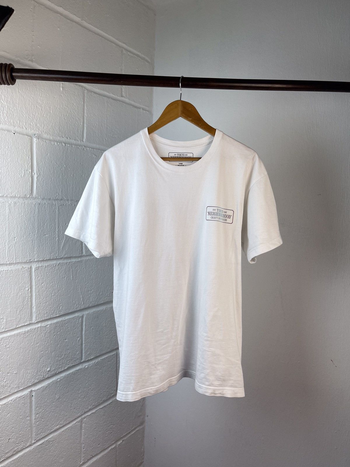 Neighborhood Neighborhood Box Logo Tee Size US L / EU 52-54 / 3 - 4 Thumbnail