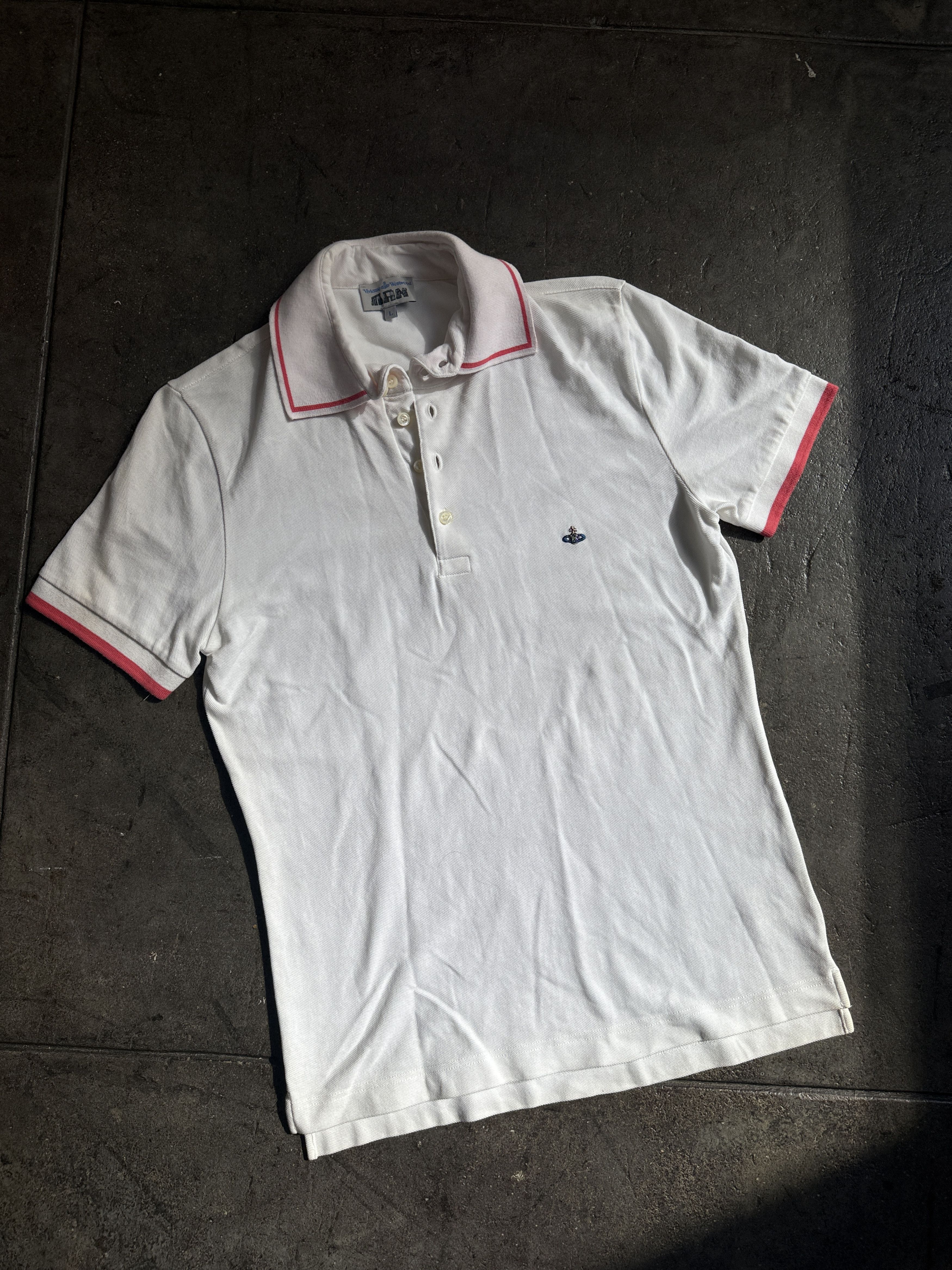 Vivienne Westwood High Collar w/ Metallic orb 2011 Vintage Polo Size US L / EU 52-54 / 3 - 1 Thumbnail