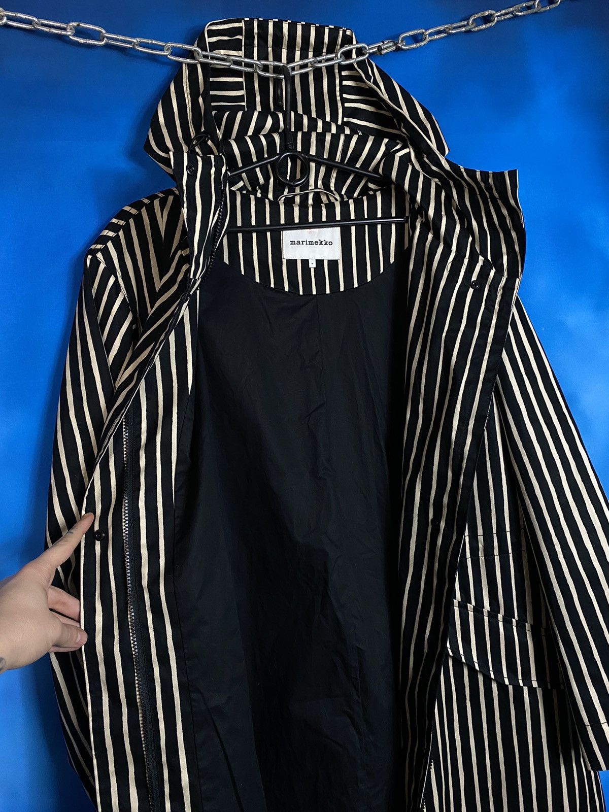Japanese Brand × Marimekko Marimekko striped parka jacket Size M / US 6-8 / IT 42-44 - 5 Thumbnail