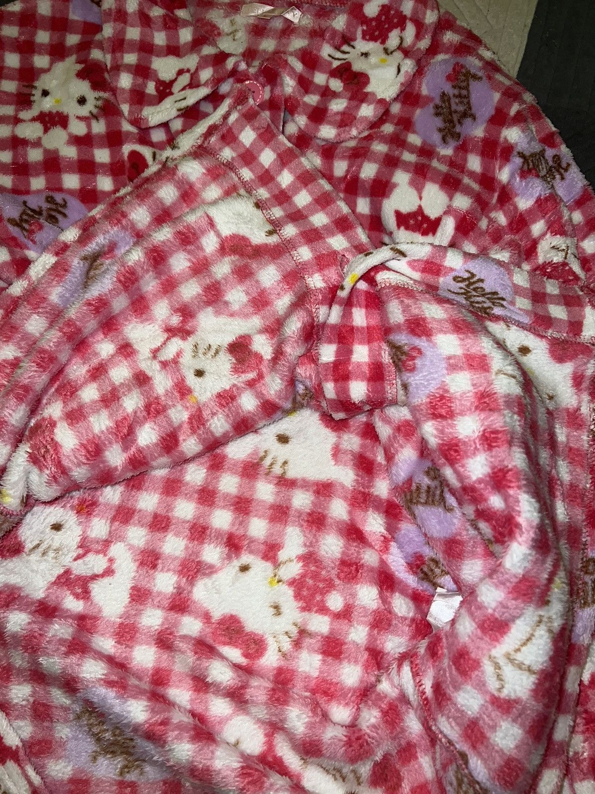 Japanese Brand Hello Kitty fluffy fleece nightwear 🎀💗 Size L / US 10 / IT 46 - 5 Thumbnail