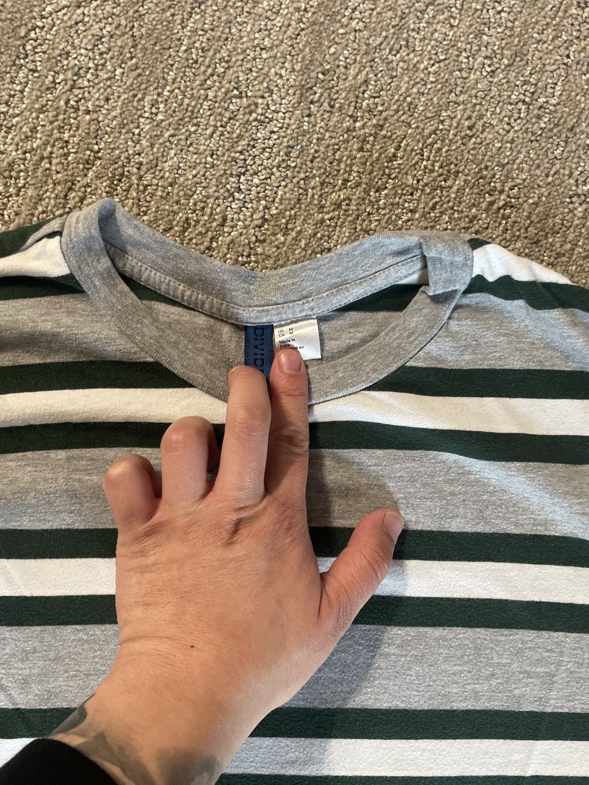 Vintage Stripe Tee Size US S / EU 44-46 / 1 - 4 Thumbnail