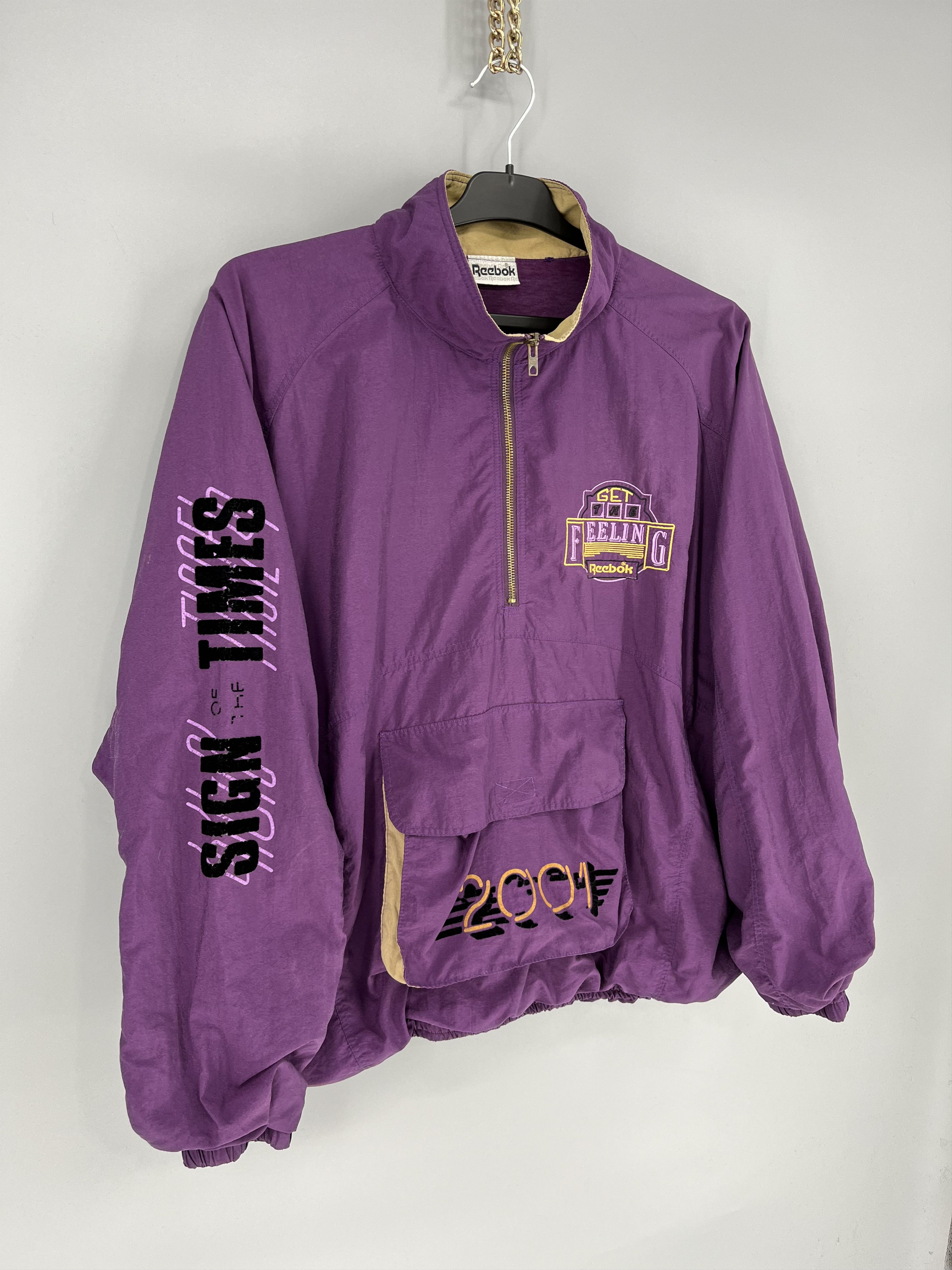 Reebok Rare Vintage 90s Reebok Exclusive Get Feeling Jacket Size US XL / EU 56 / 4 - 5 Thumbnail