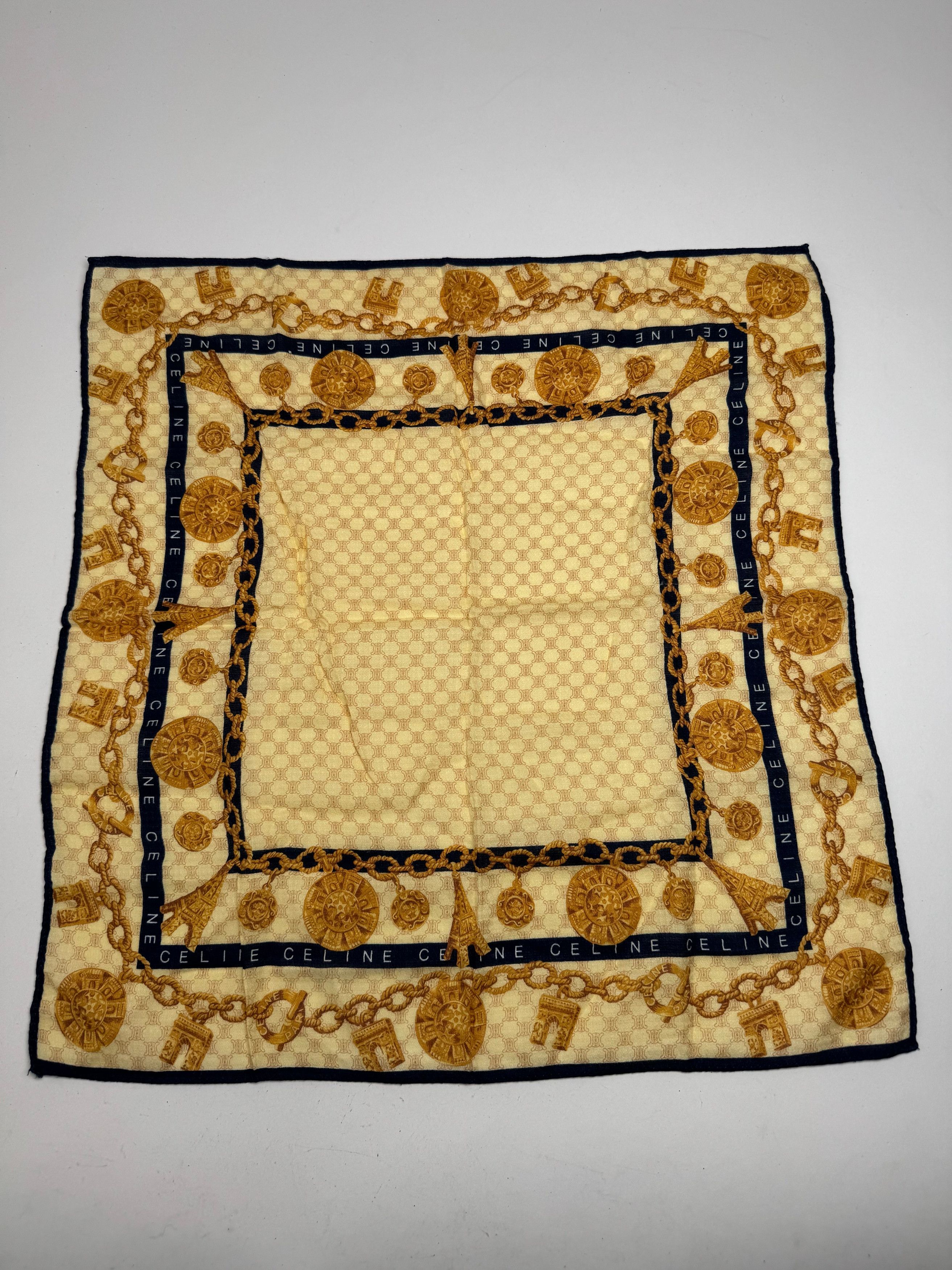 Celine Vintage Monogram Cloth yellow Size ONE SIZE - 1 Thumbnail
