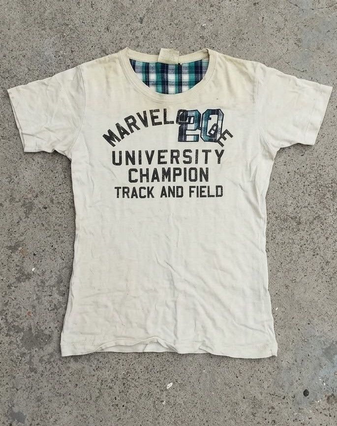 Vintage E29 Vintage Lock Heaven MARVEL UNIVERSITY CHAMPION TRACK Size US L / EU 52-54 / 3 - 1 Thumbnail