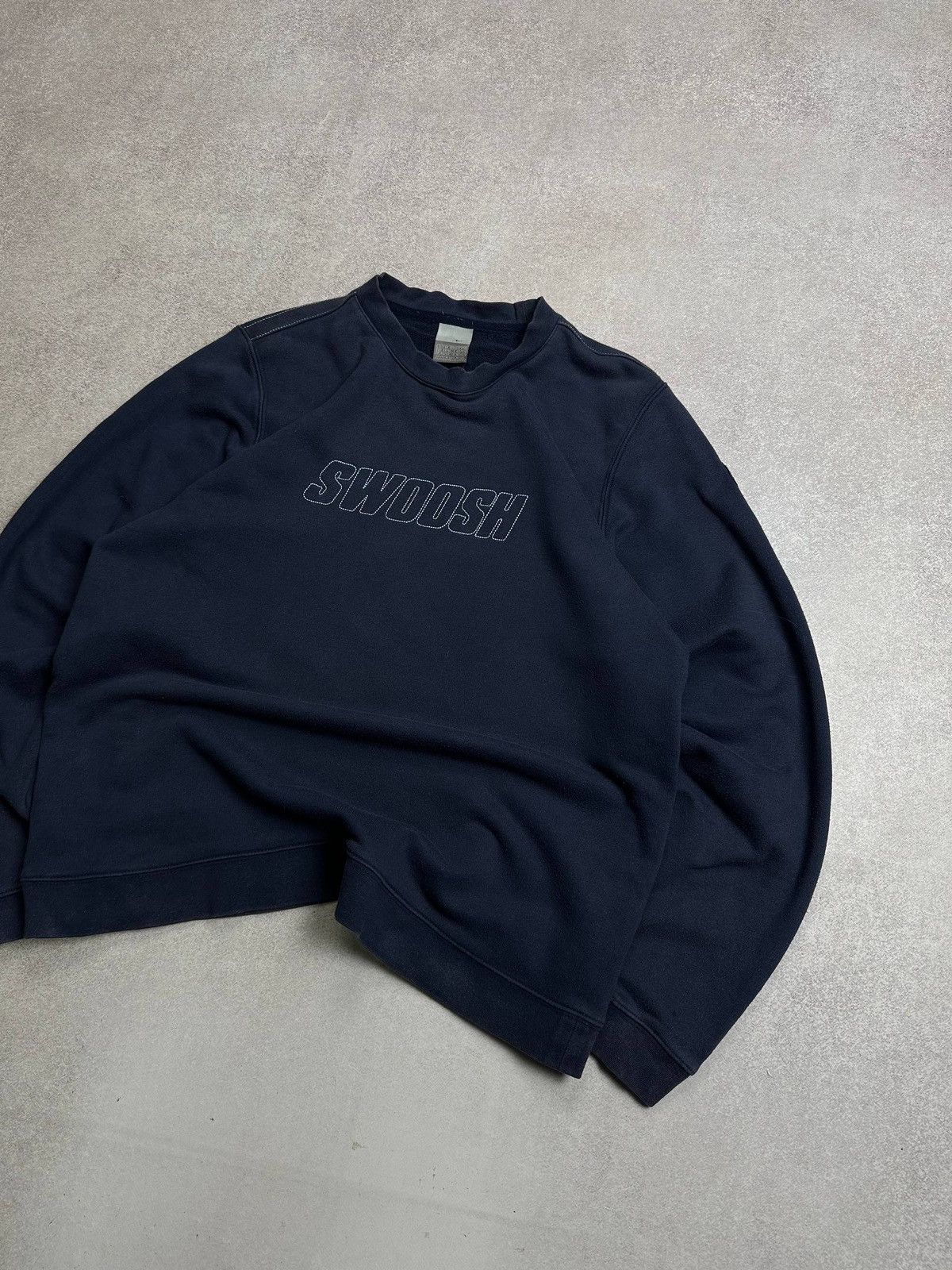 Nike Vintage Nike Swooosh Spellout Retro Sweatshirt Y2K M Size US M / EU 48-50 / 2 - 2 Thumbnail